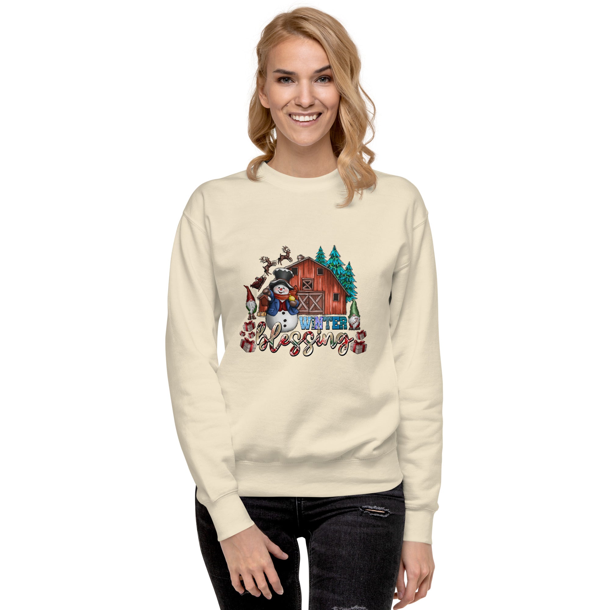 Winter Blessings Premium Sweatshirt-Phoenix Styles