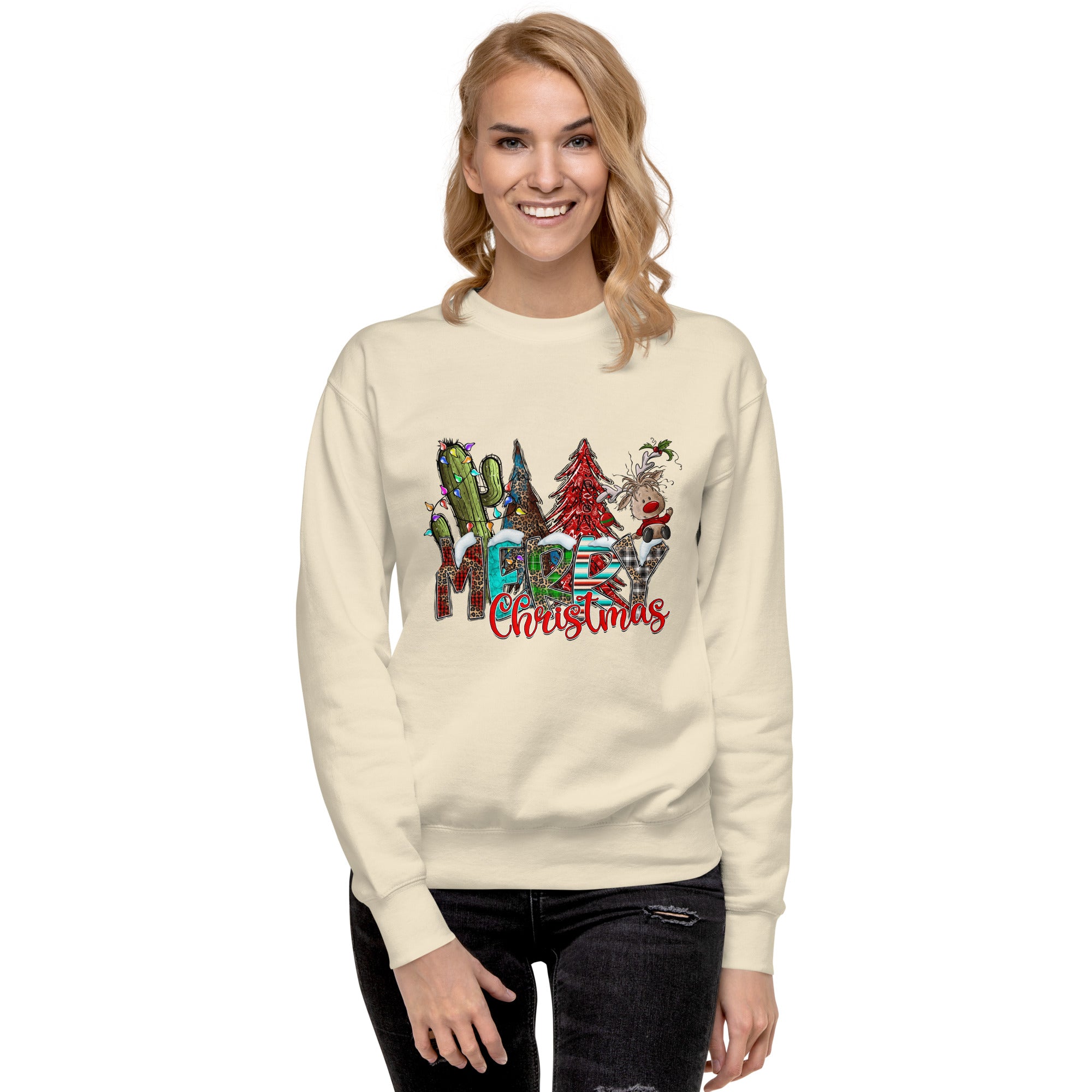 Merry Christmas Premium Sweatshirt-Phoenix Styles