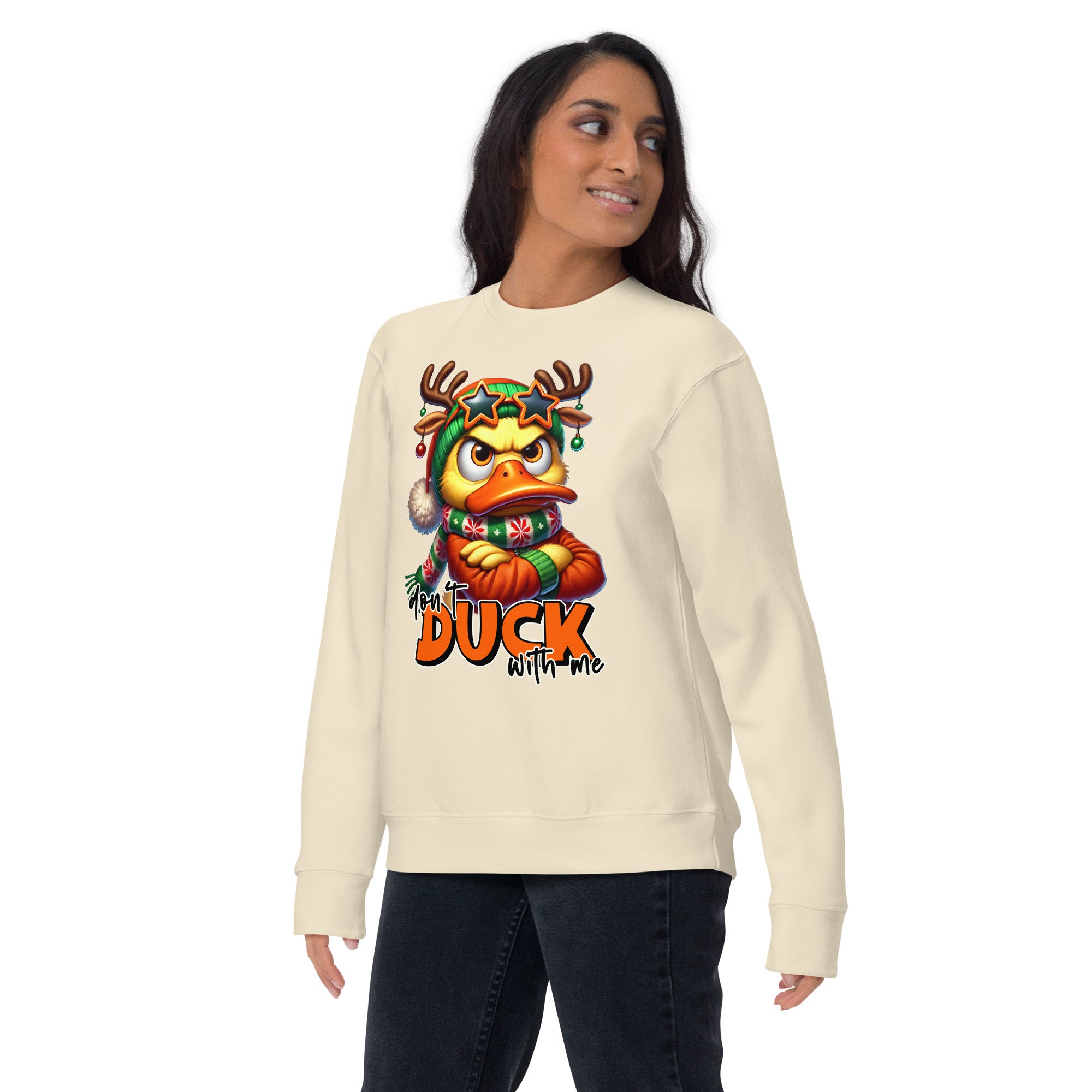 Don't Duck With Me Premium Sweatshirt-Phoenix Styles