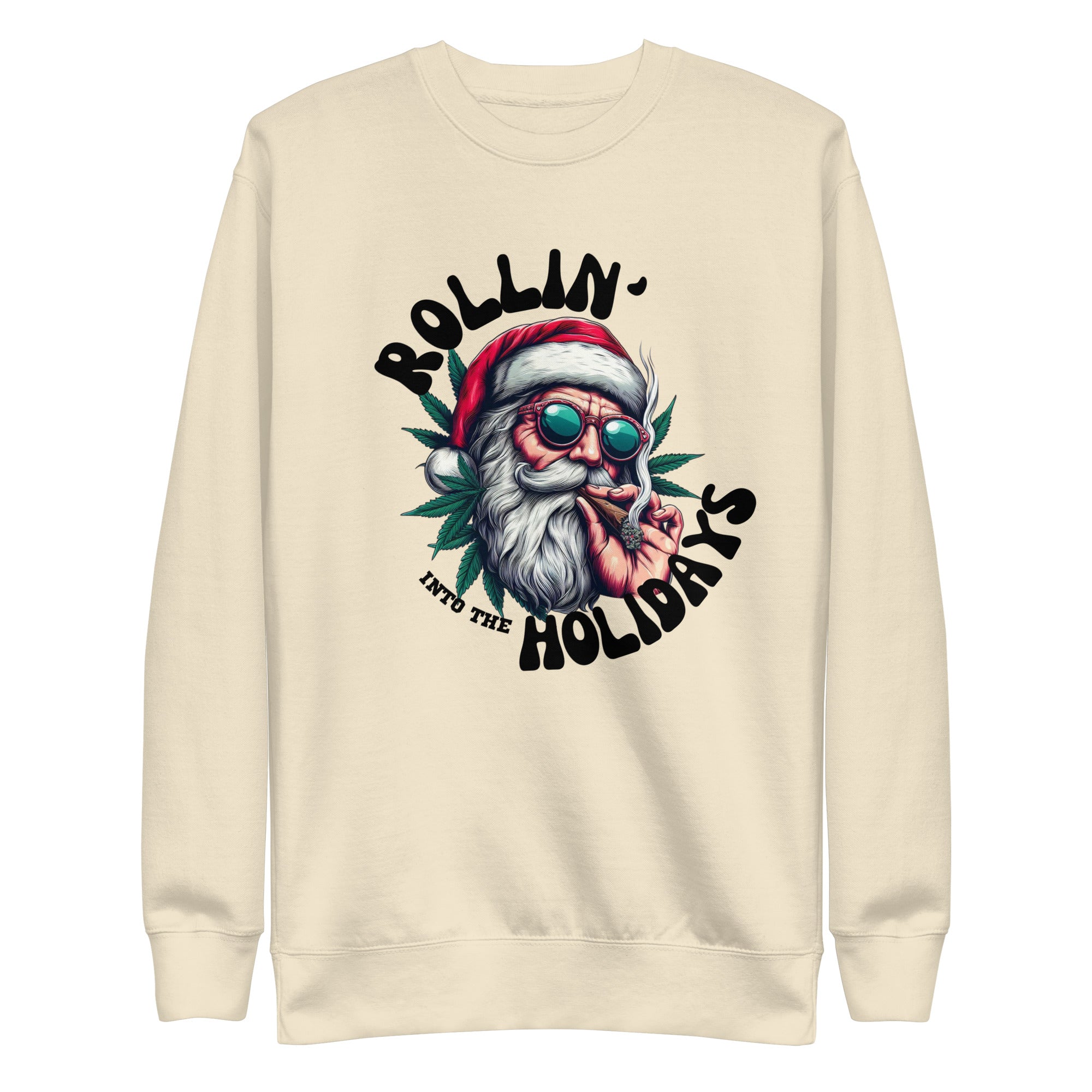 Rollin Into The Holidays Unisex Premium Sweatshirt-Phoenix Styles