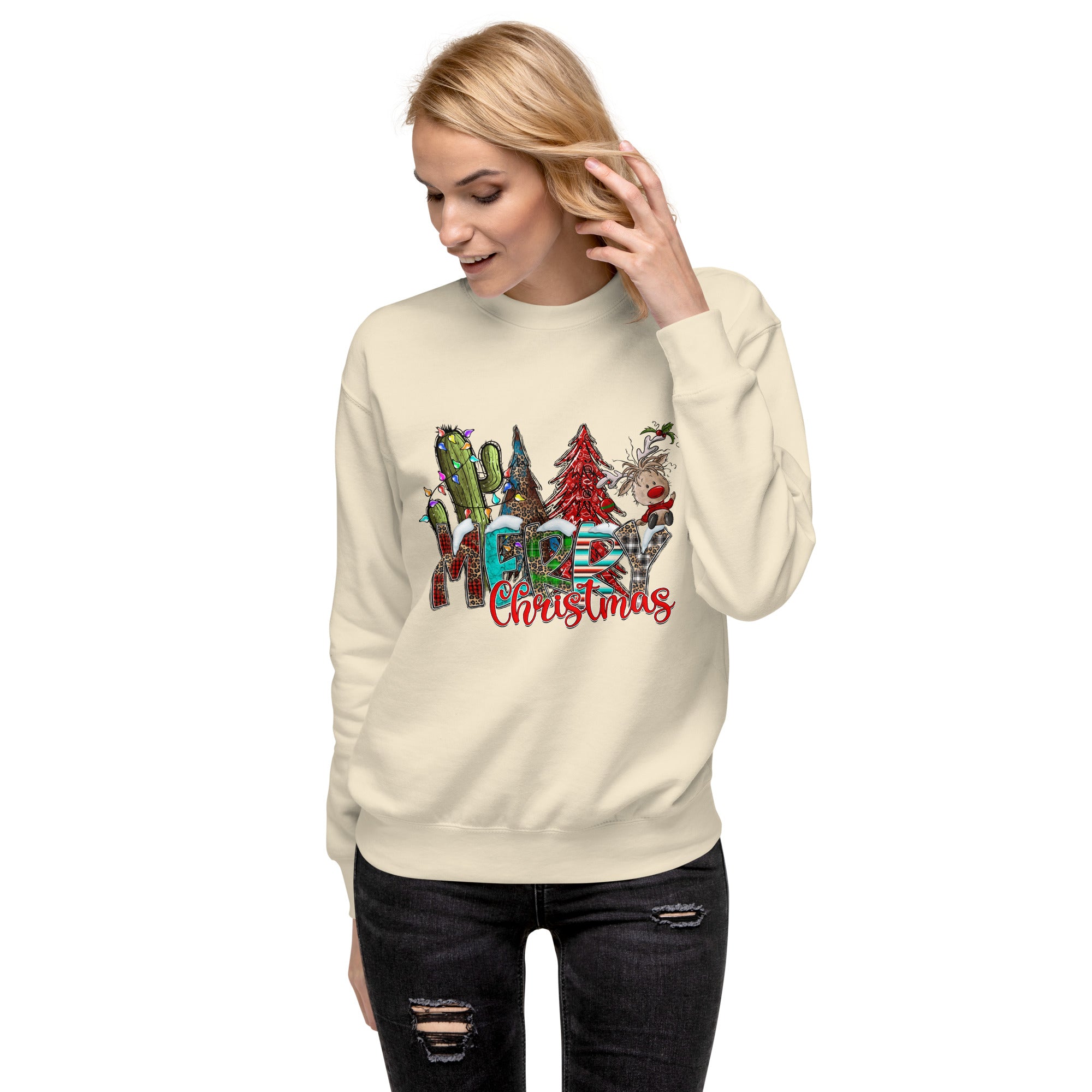 Merry Christmas Premium Sweatshirt-Phoenix Styles