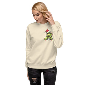 Just Waiting for Christmas Premium Sweatshirt-Phoenix Styles