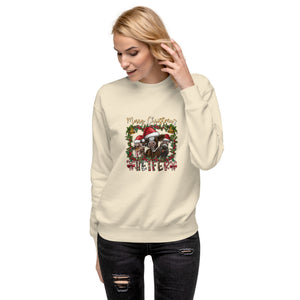 Merry Christmas Heifer Unisex Premium Sweatshirt-Phoenix Styles