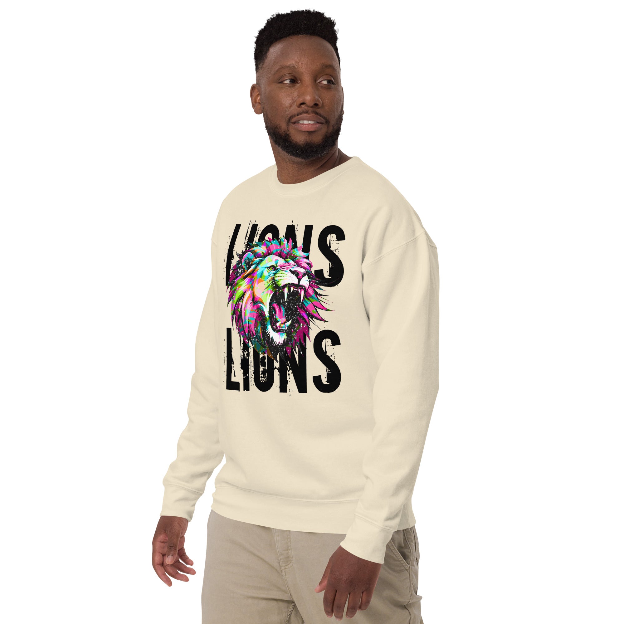 Lions Lions Unisex Premium Sweatshirt-Phoenix Styles