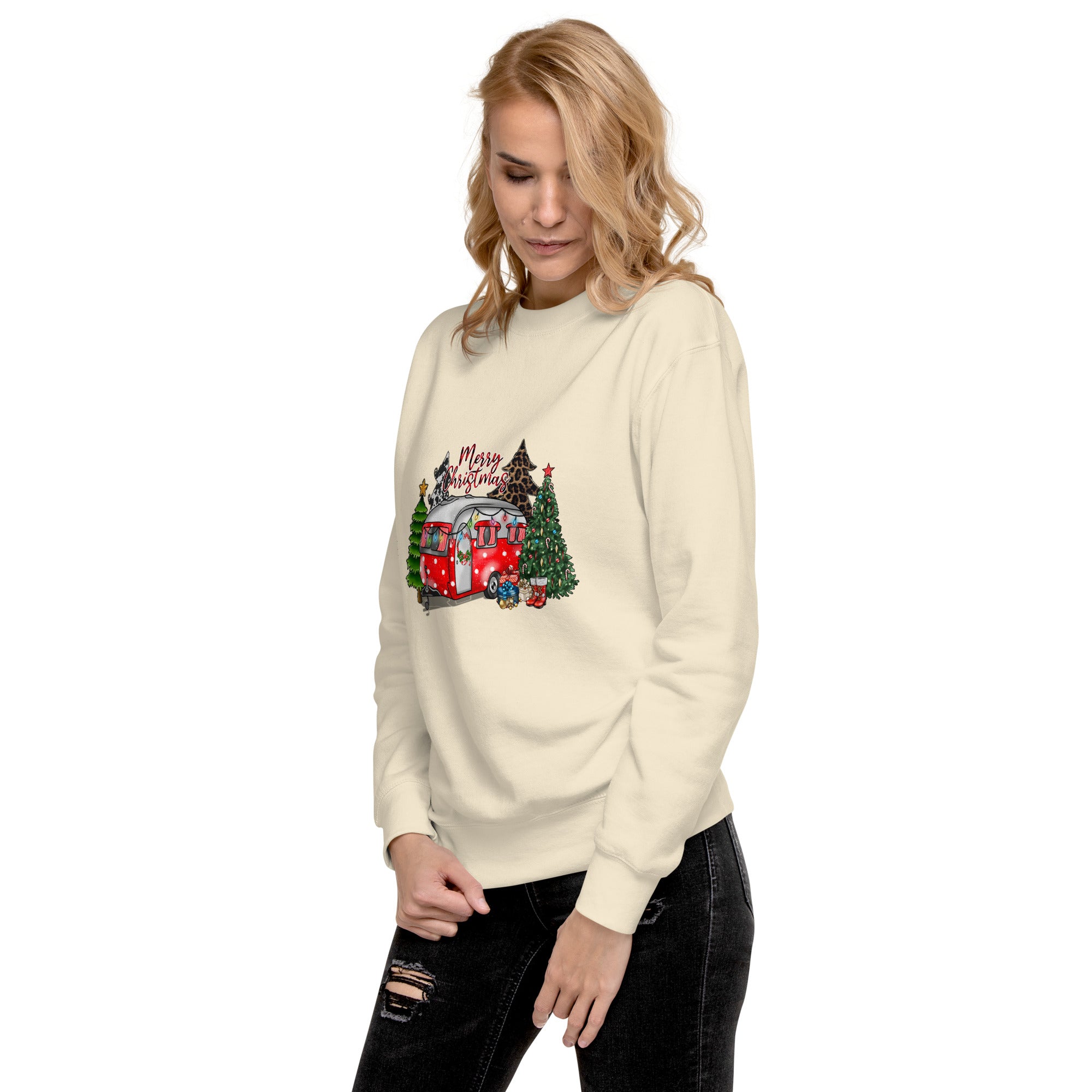 Merry Christmas Camper Premium Sweatshirt-Phoenix Styles