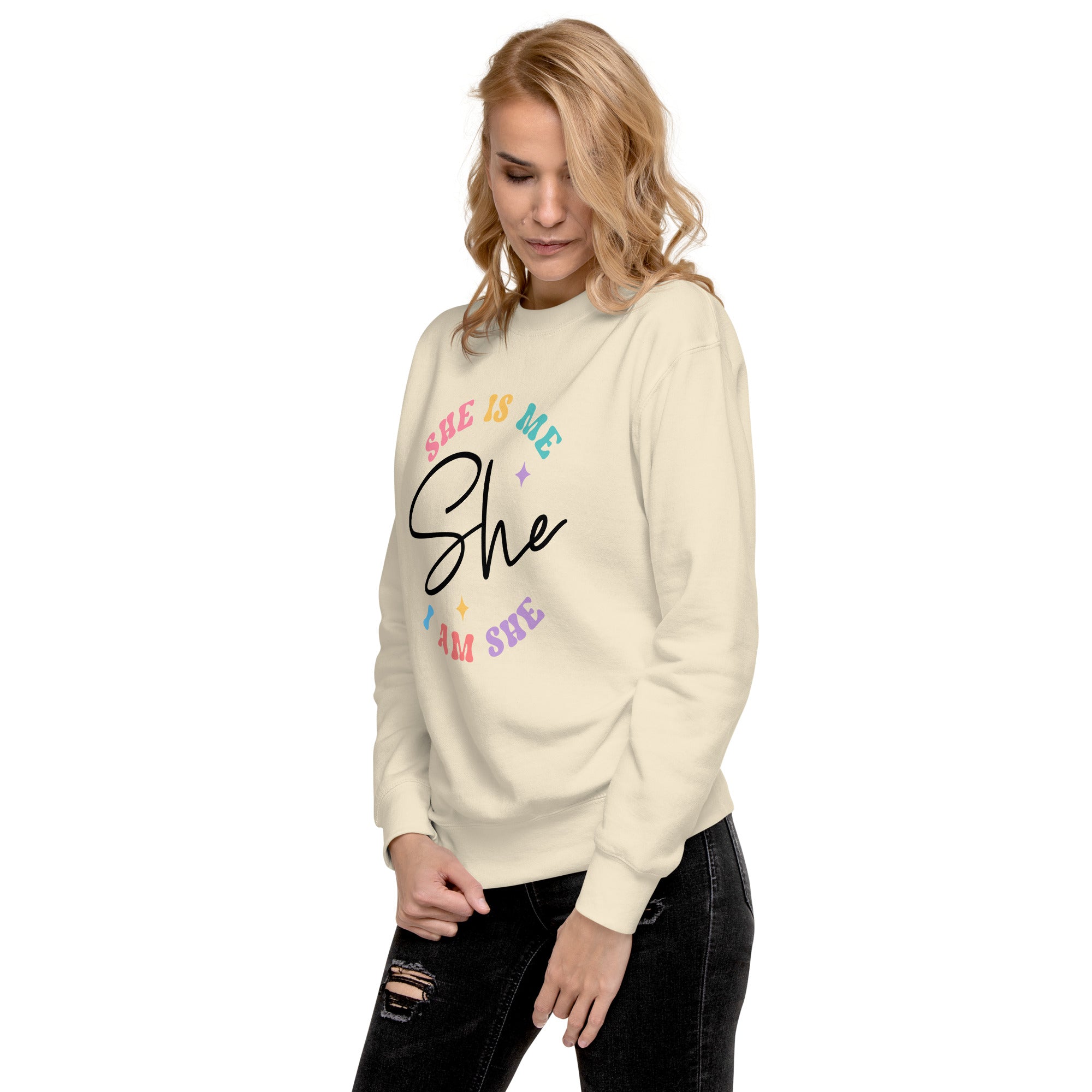 She is Me Premium Sweatshirt-Phoenix Styles