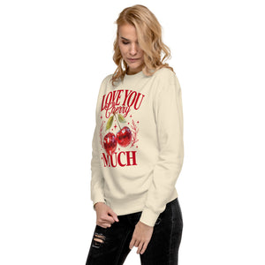 Love You Cherry Sweatshirt-Phoenix Styles