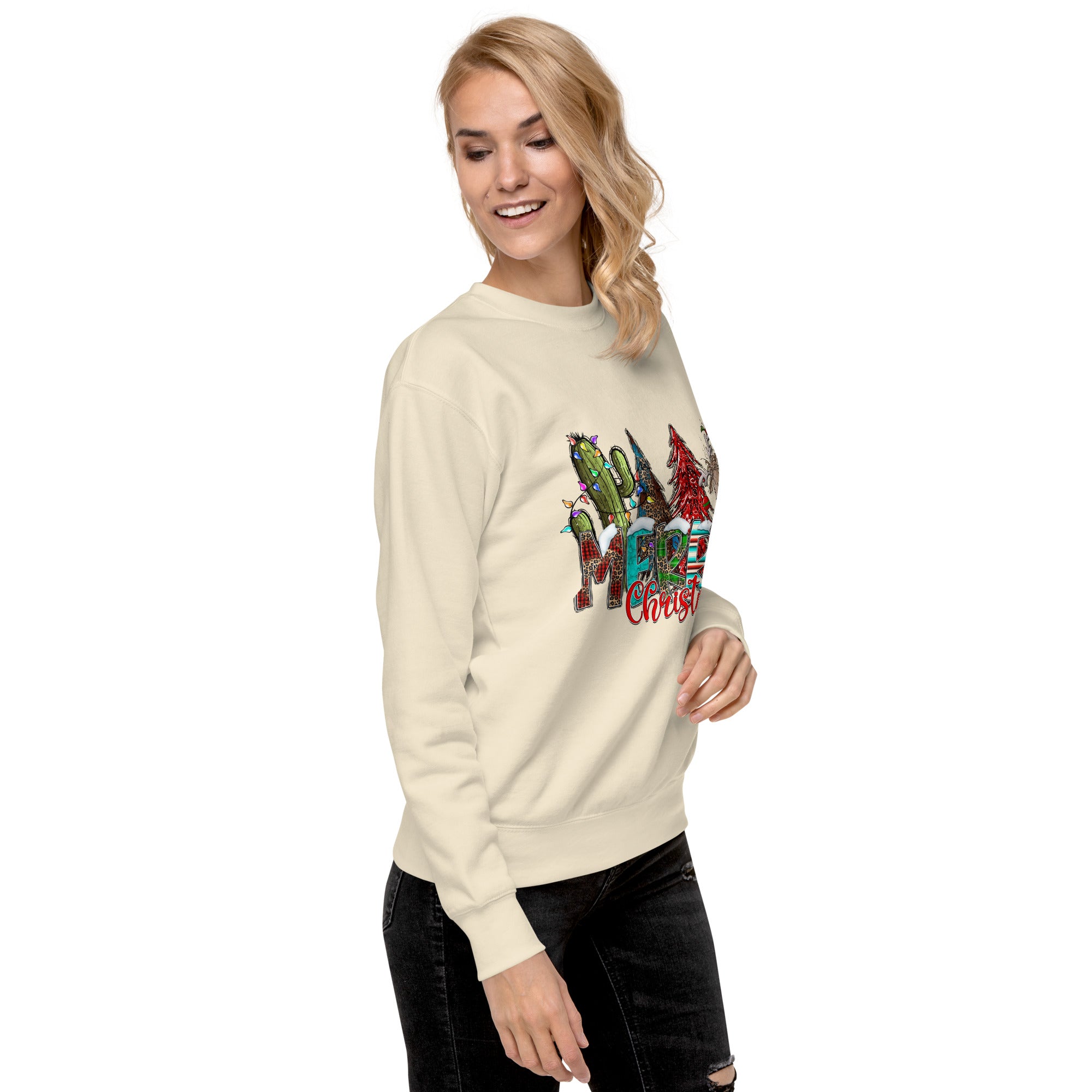 Merry Christmas Premium Sweatshirt-Phoenix Styles