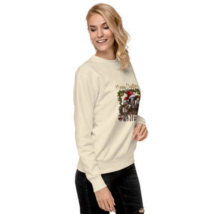 Merry Christmas Heifer Unisex Premium Sweatshirt-Phoenix Styles