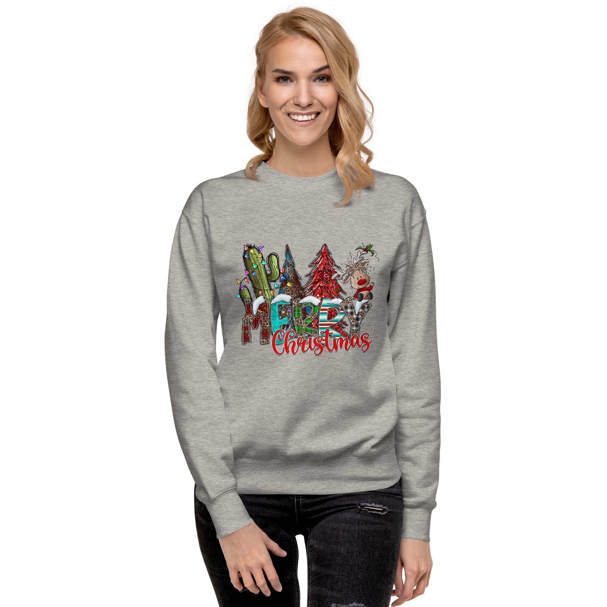 Merry Christmas Premium Sweatshirt-Phoenix Styles