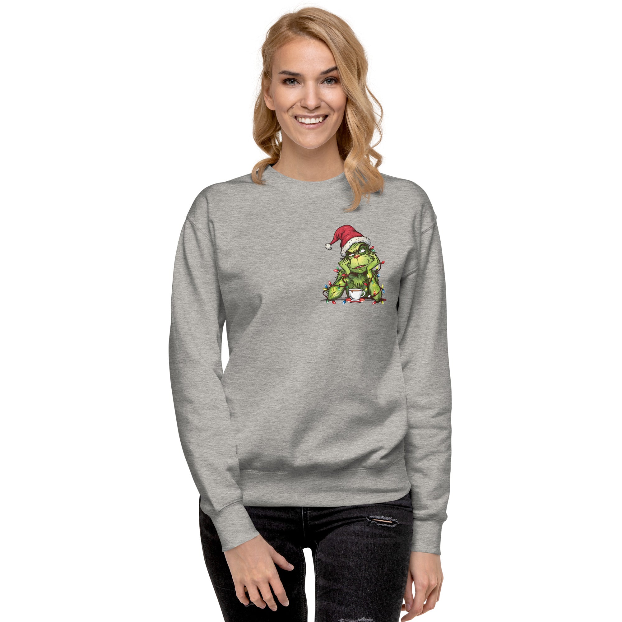 Just Waiting for Christmas Premium Sweatshirt-Phoenix Styles