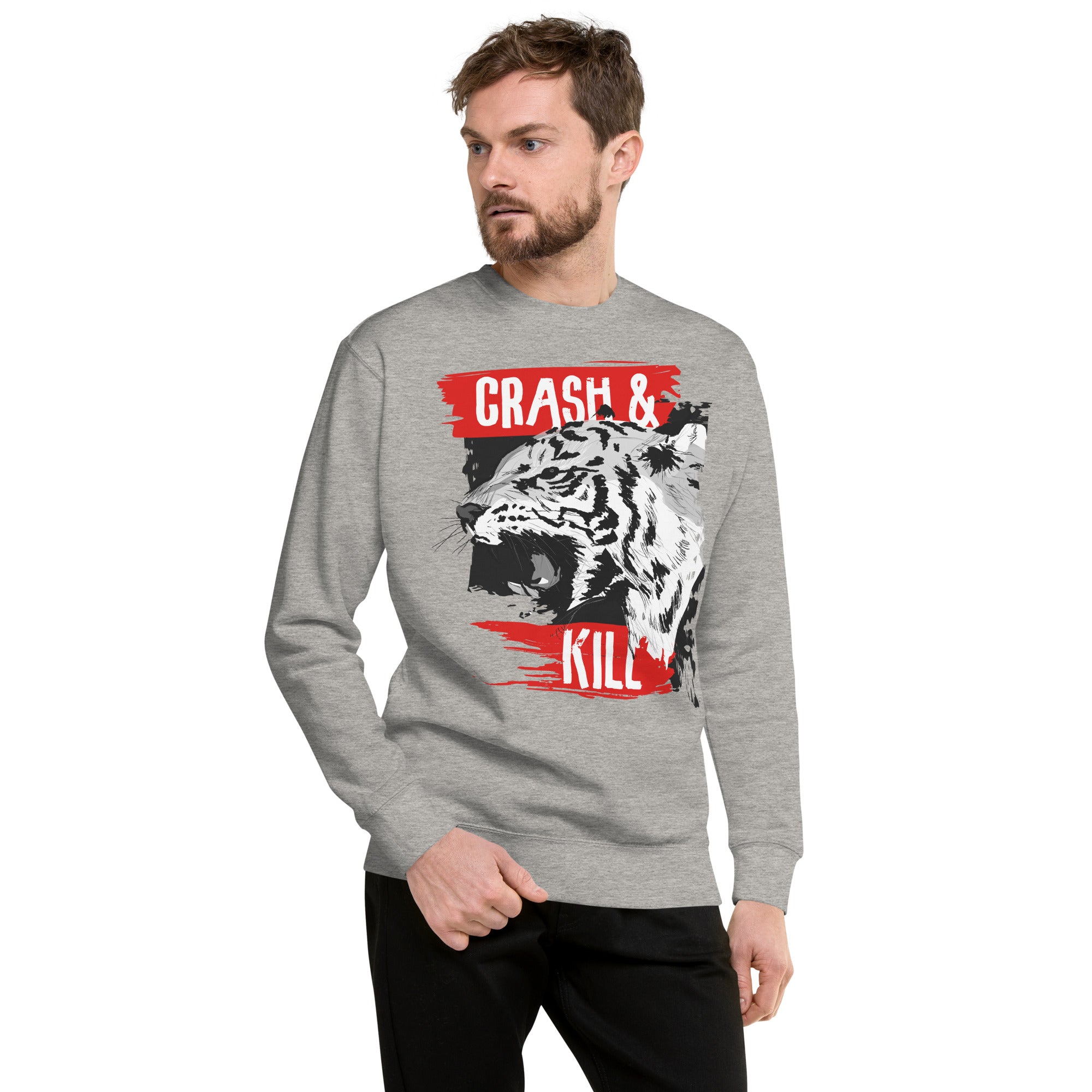 Crash and Kill Premium Sweatshirt-Phoenix Styles