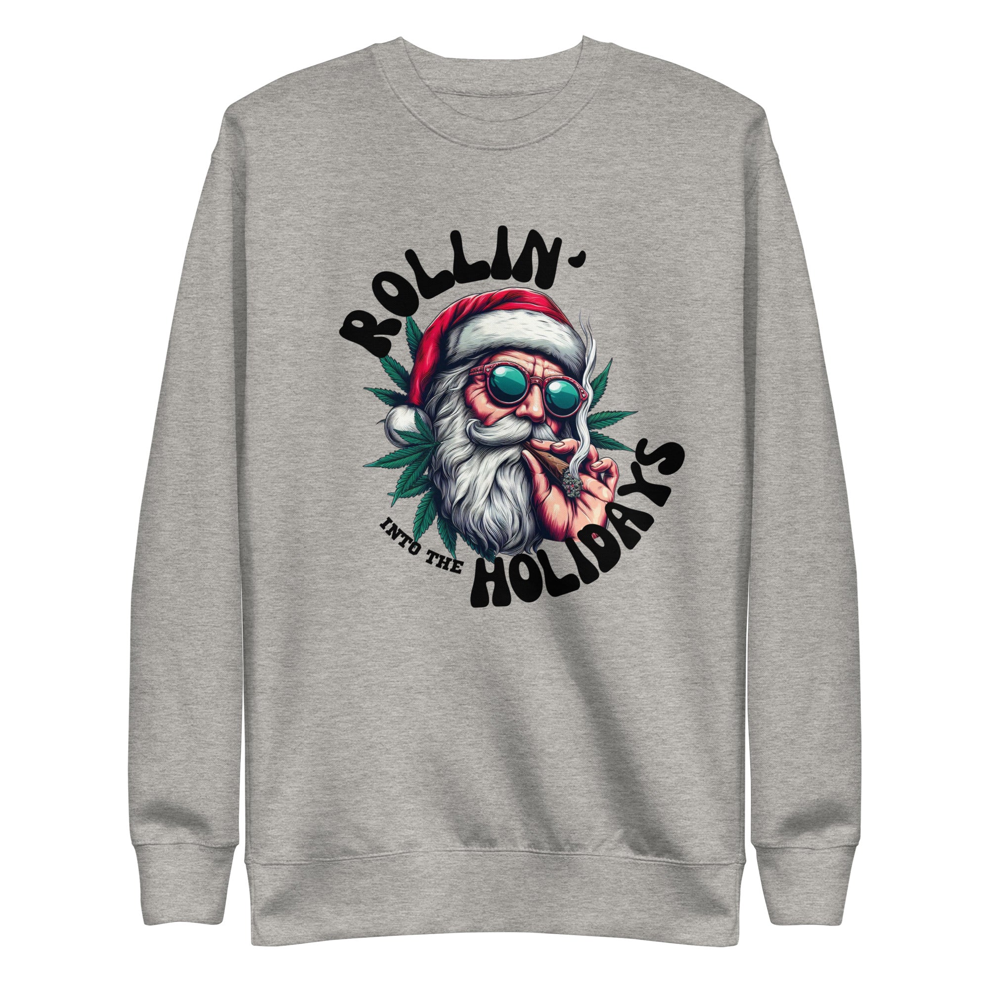 Rollin Into The Holidays Unisex Premium Sweatshirt-Phoenix Styles