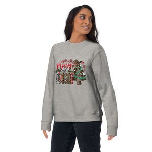 Merry and Bright Premium Sweatshirt-Phoenix Styles