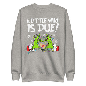 A Little Who Is Due Premium Sweatshirt-Phoenix Styles