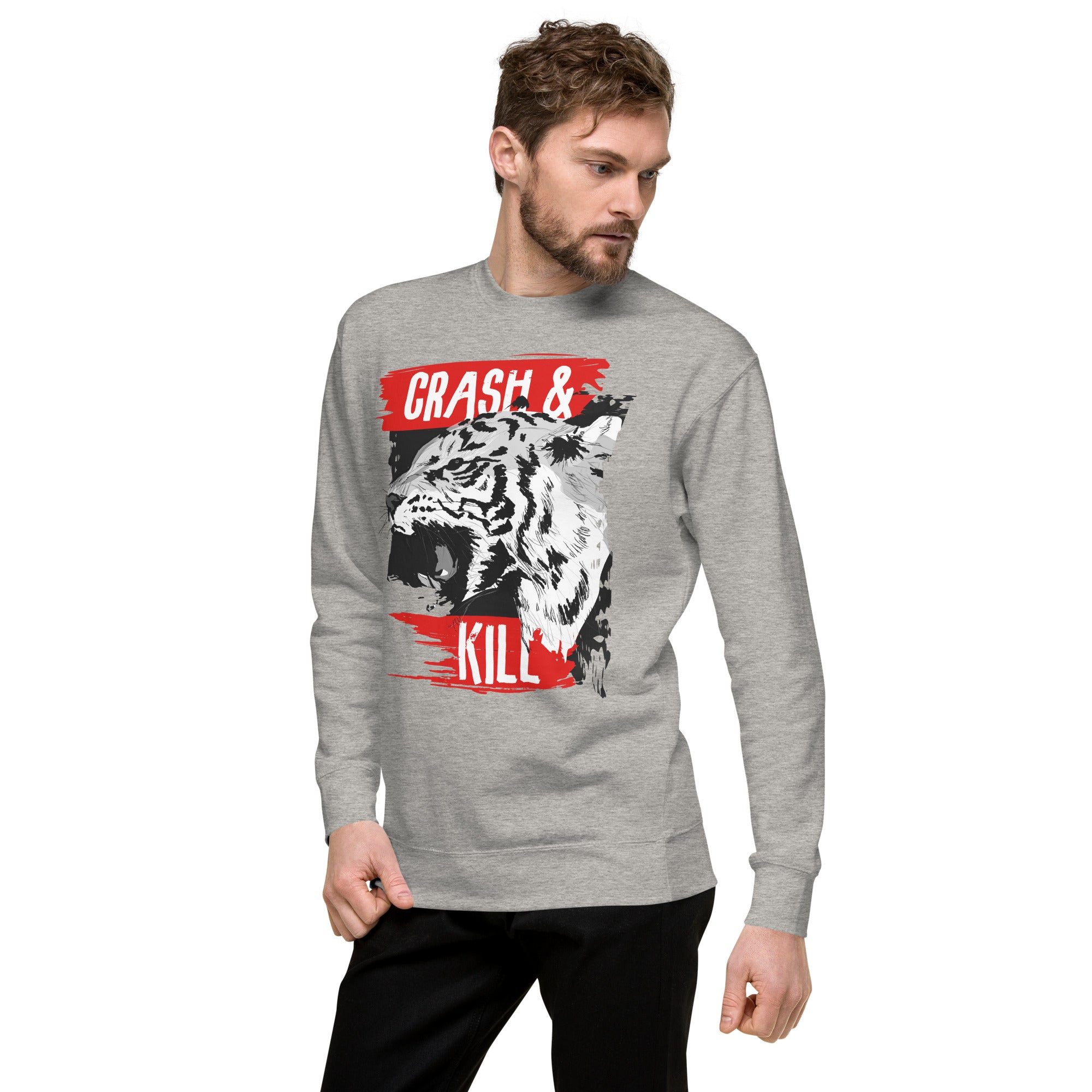 Crash and Kill Premium Sweatshirt-Phoenix Styles