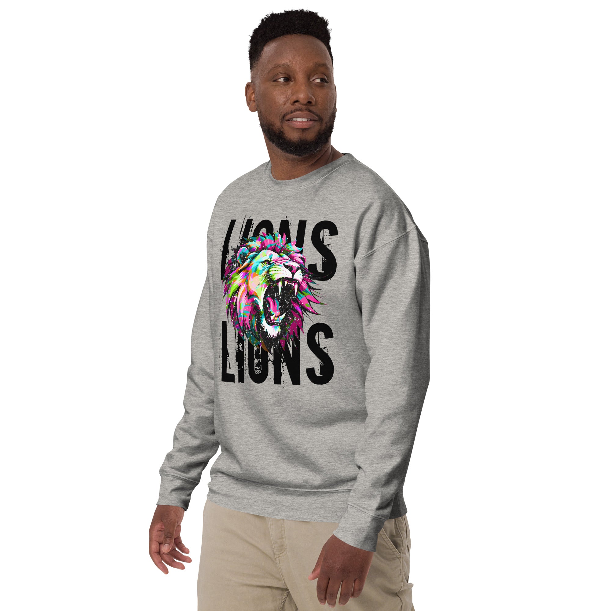 Lions Lions Unisex Premium Sweatshirt-Phoenix Styles