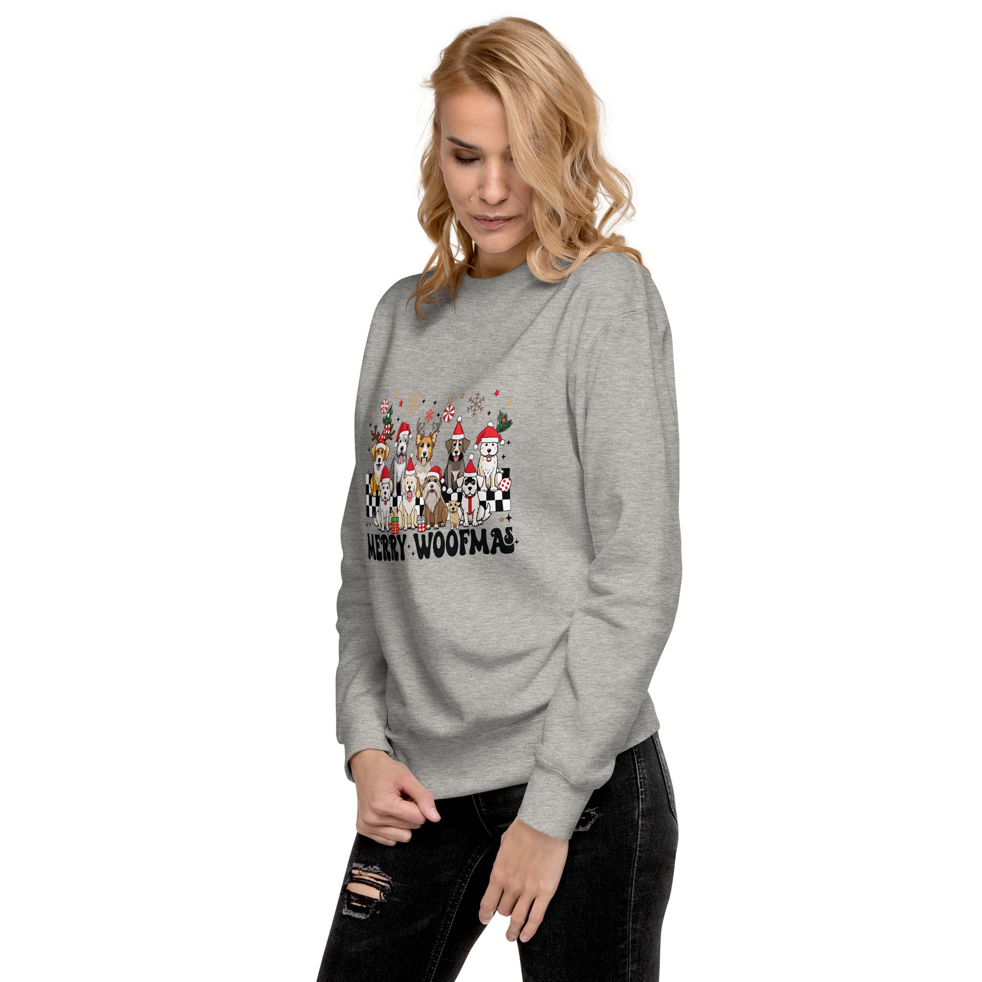 Merry Woofmas Unisex Premium Sweatshirt-Phoenix Styles