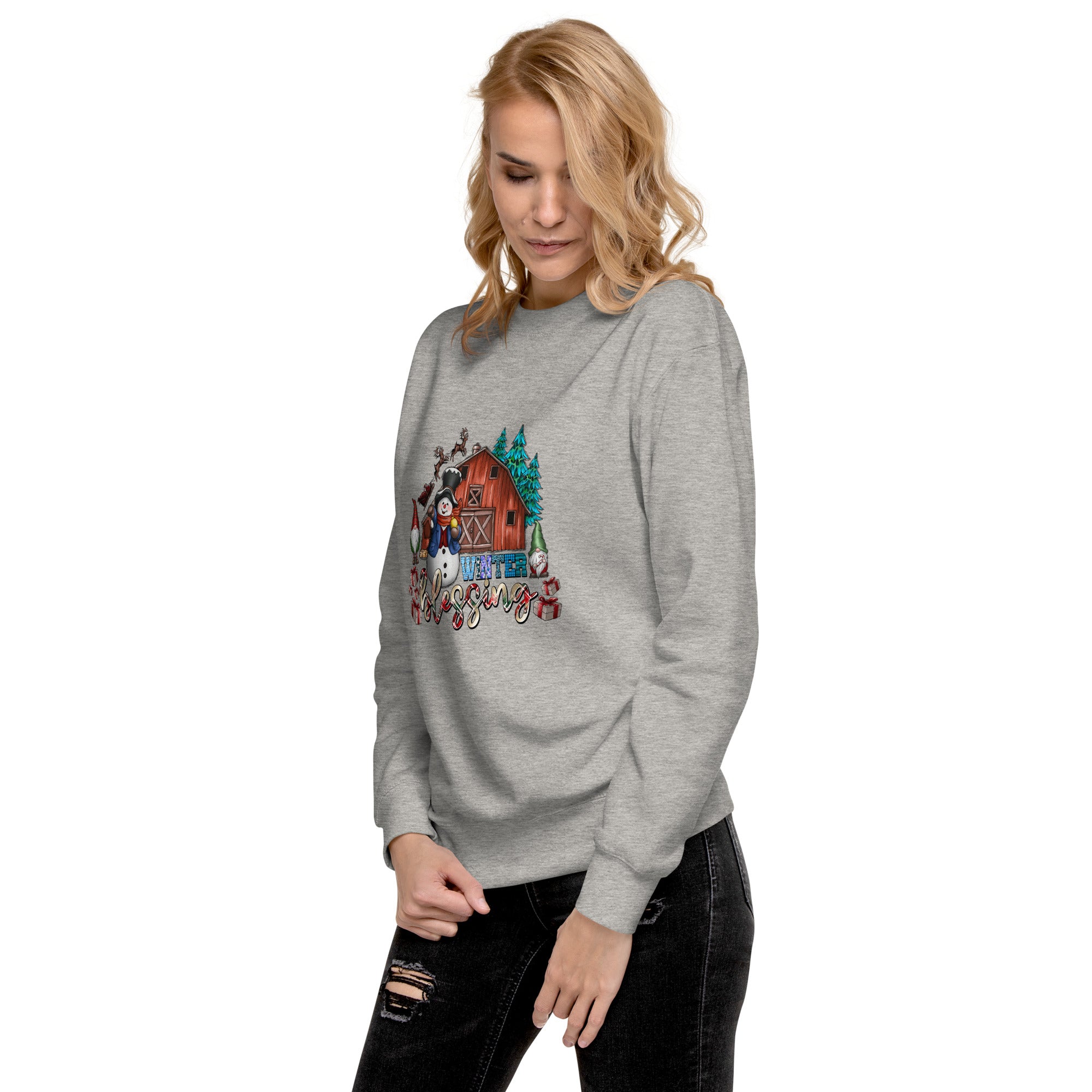 Winter Blessings Premium Sweatshirt-Phoenix Styles