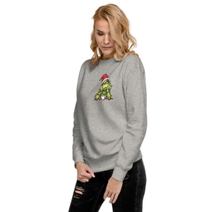 Just Waiting for Christmas Premium Sweatshirt-Phoenix Styles