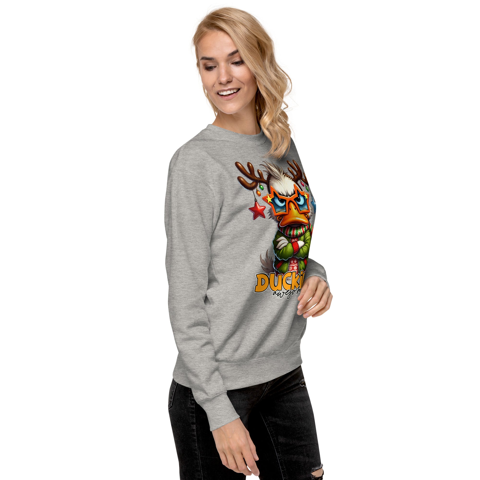 Ducking Awesome Premium Sweatshirt-Phoenix Styles