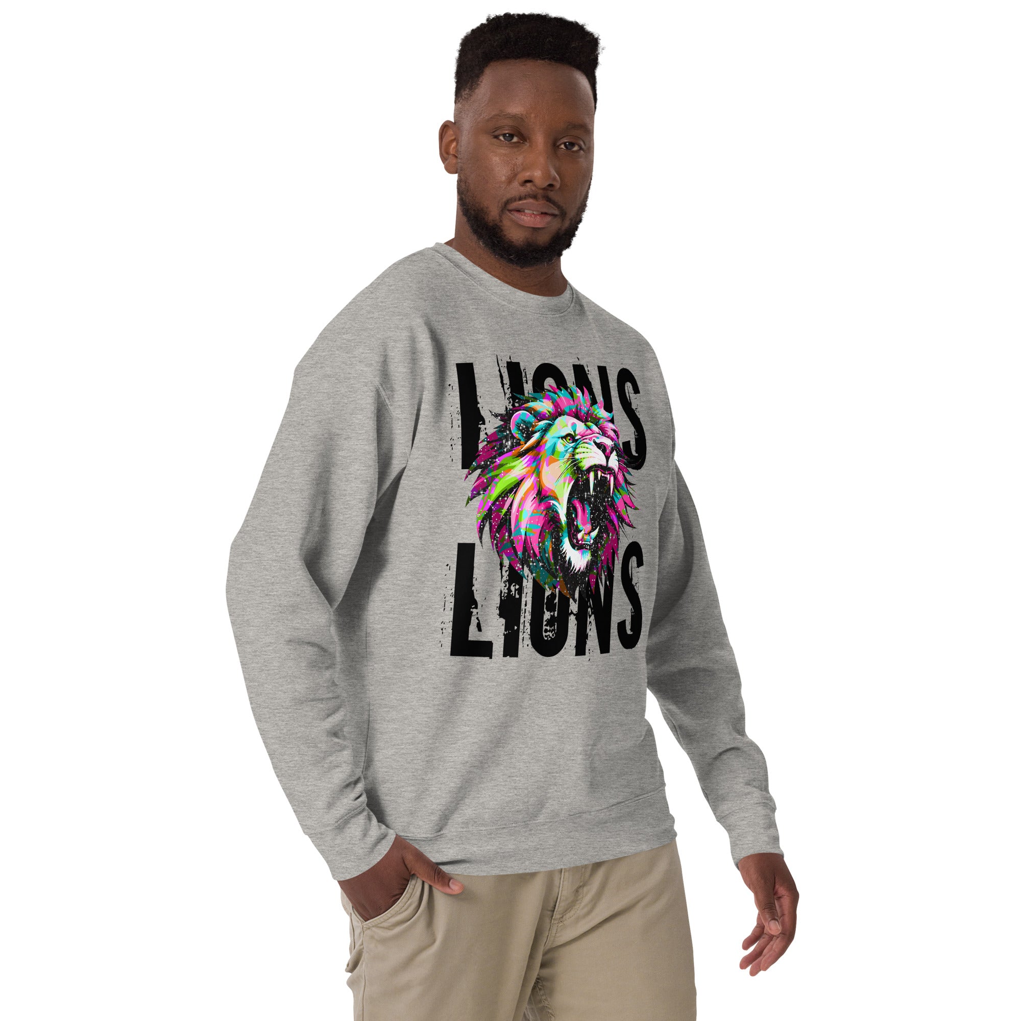 Lions Lions Unisex Premium Sweatshirt-Phoenix Styles