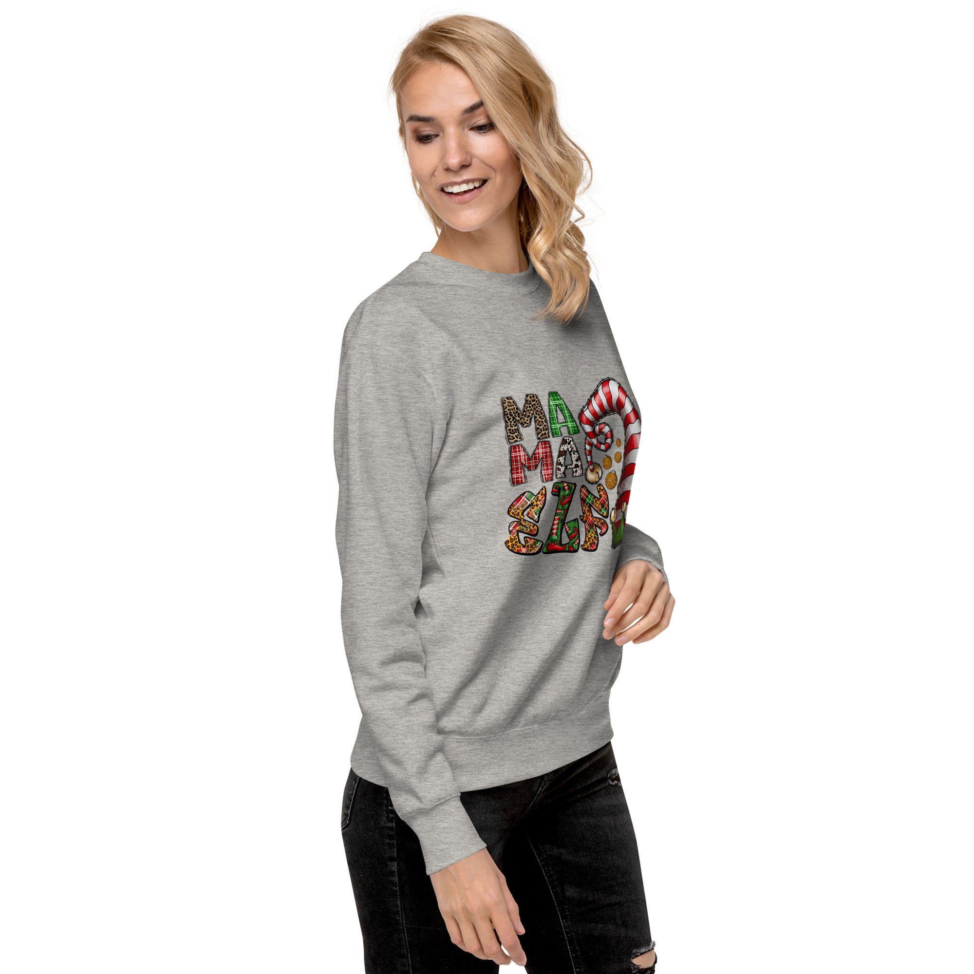 Mama Elf Premium Sweatshirt-Phoenix Styles