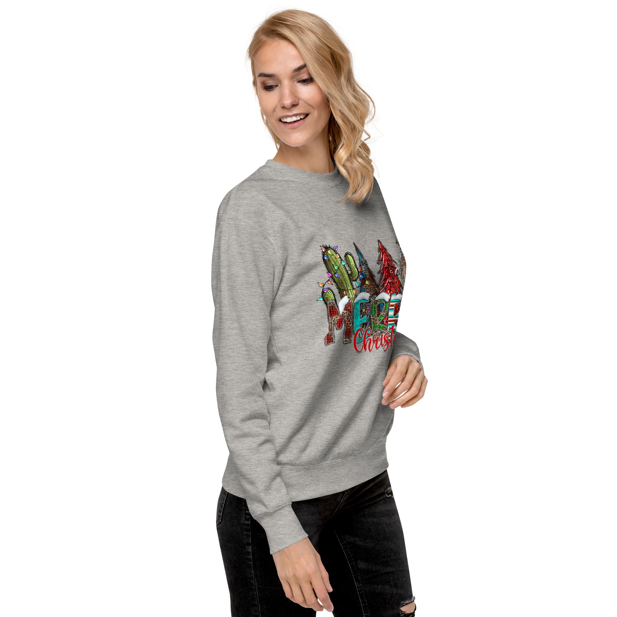 Merry Christmas Premium Sweatshirt-Phoenix Styles