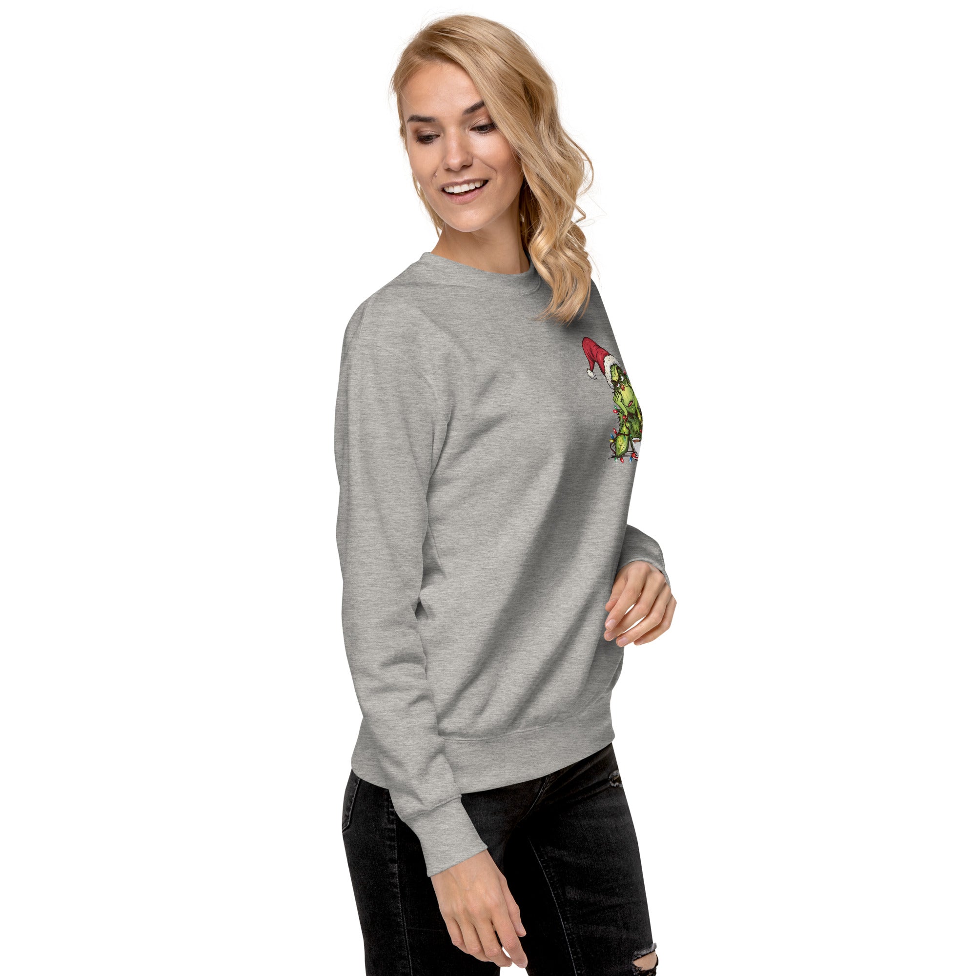 Just Waiting for Christmas Premium Sweatshirt-Phoenix Styles