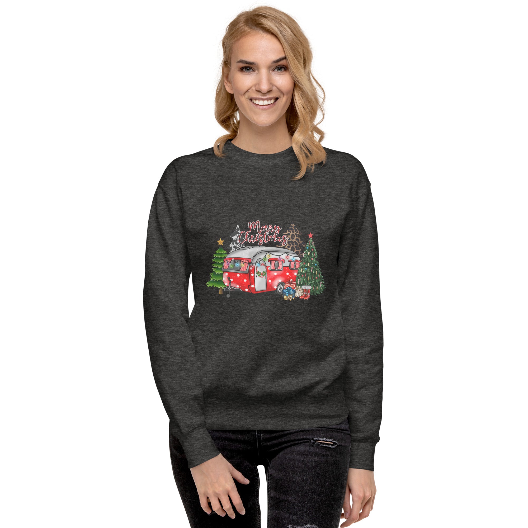 Merry Christmas Camper Premium Sweatshirt-Phoenix Styles