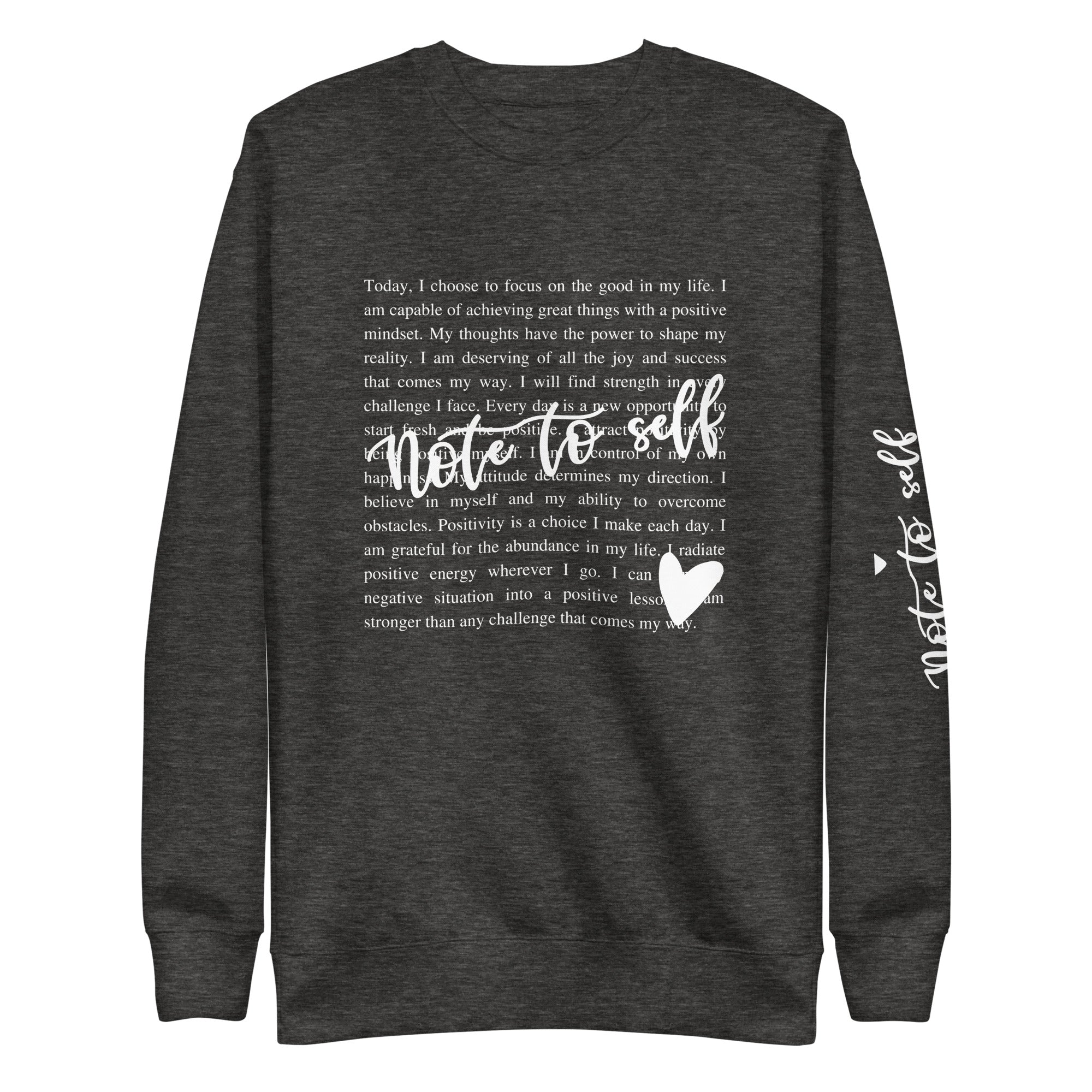 Note To Self Premium Sweatshirt-Phoenix Styles