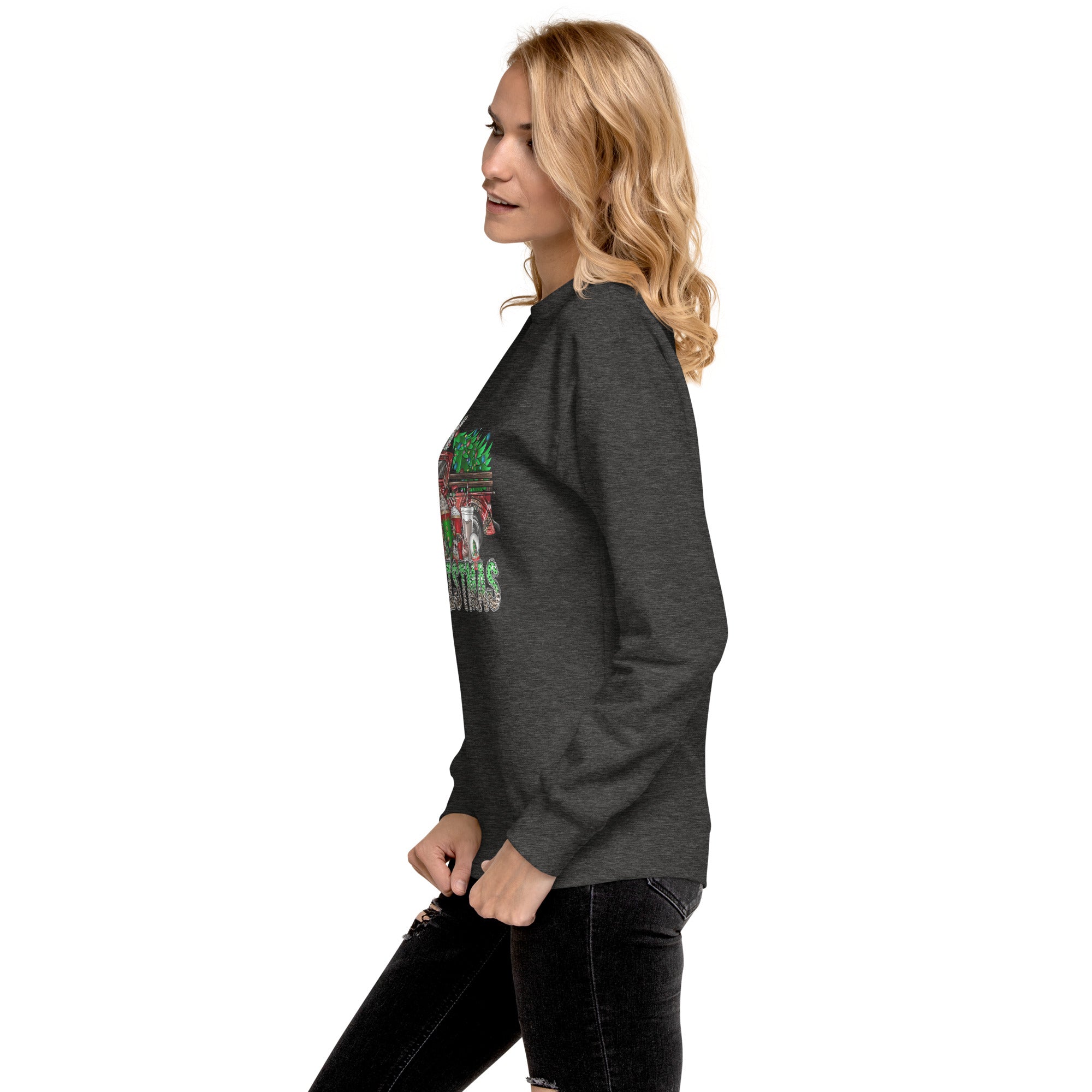 Merry Christmas Truck Unisex Premium Sweatshirt-Phoenix Styles