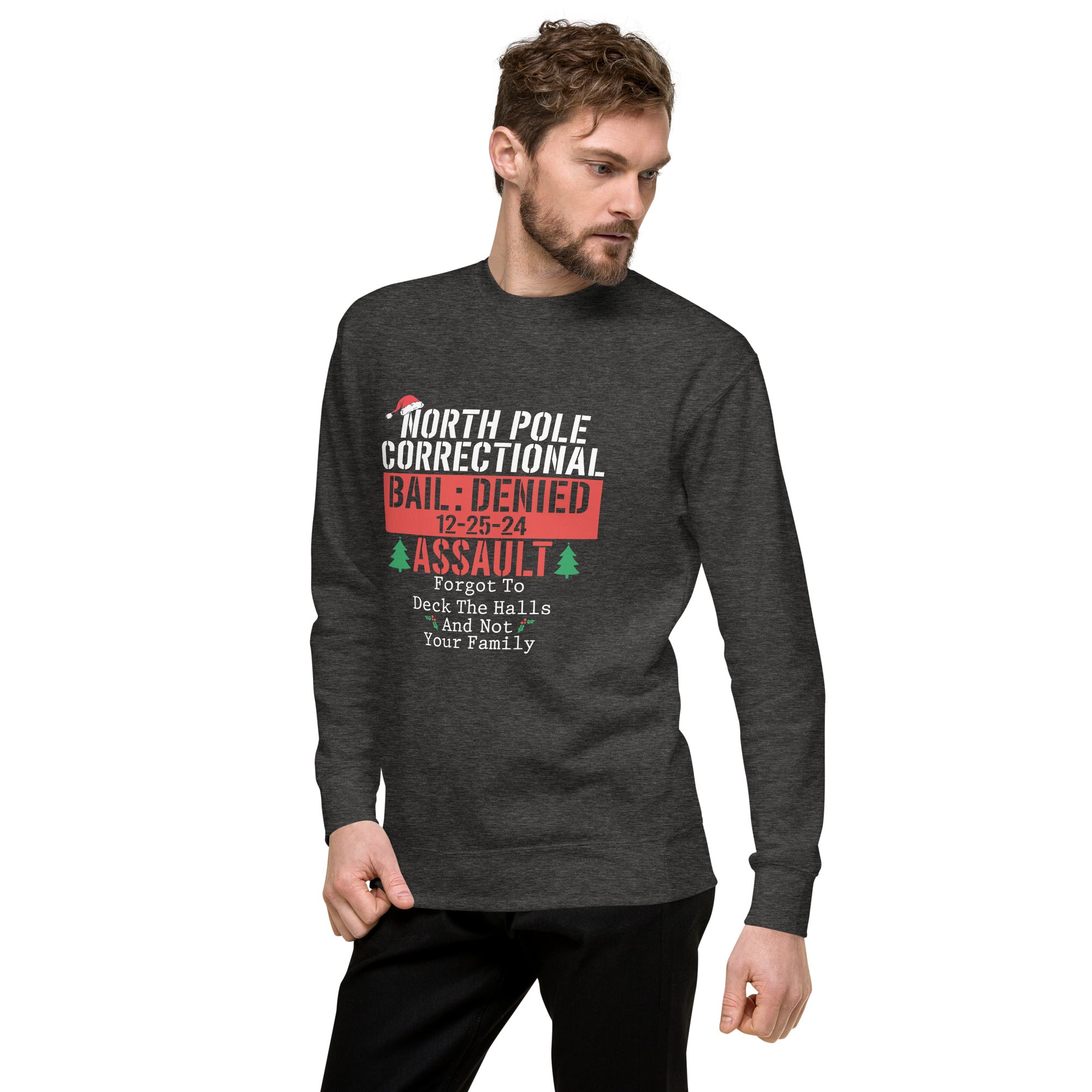 North Pole Correctional- Assault Unisex Premium Sweatshirt-Phoenix Styles