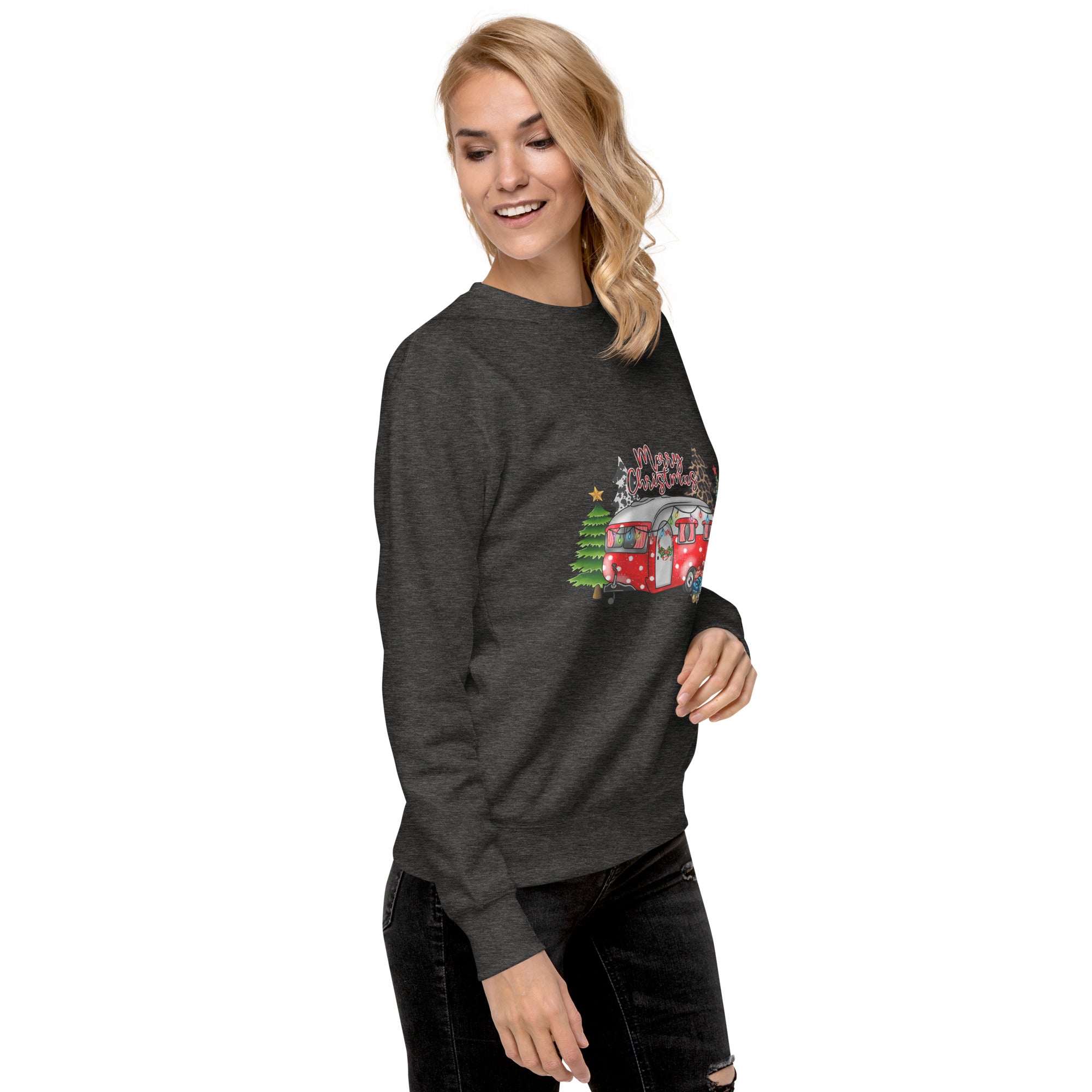 Merry Christmas Camper Premium Sweatshirt-Phoenix Styles