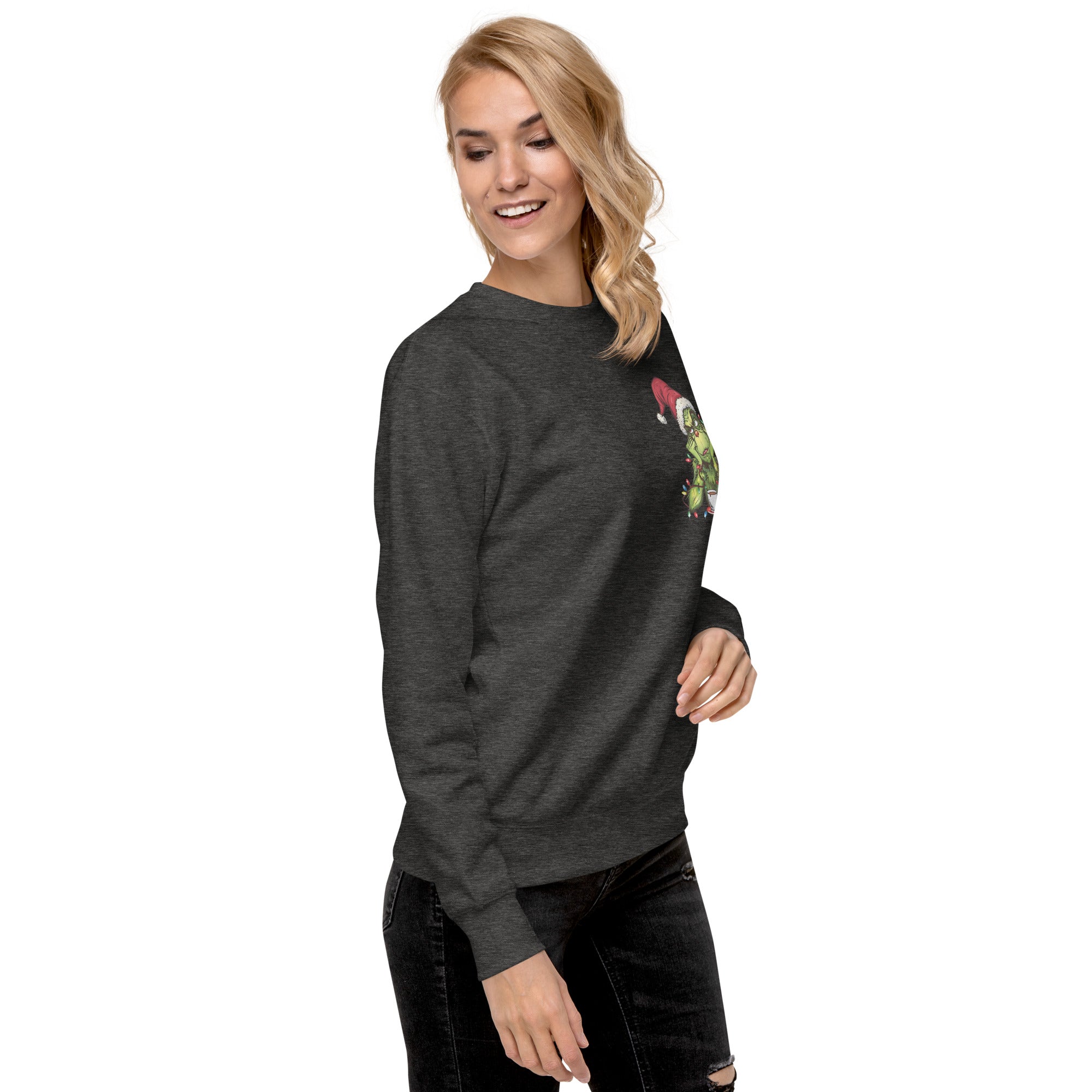 Just Waiting for Christmas Premium Sweatshirt-Phoenix Styles