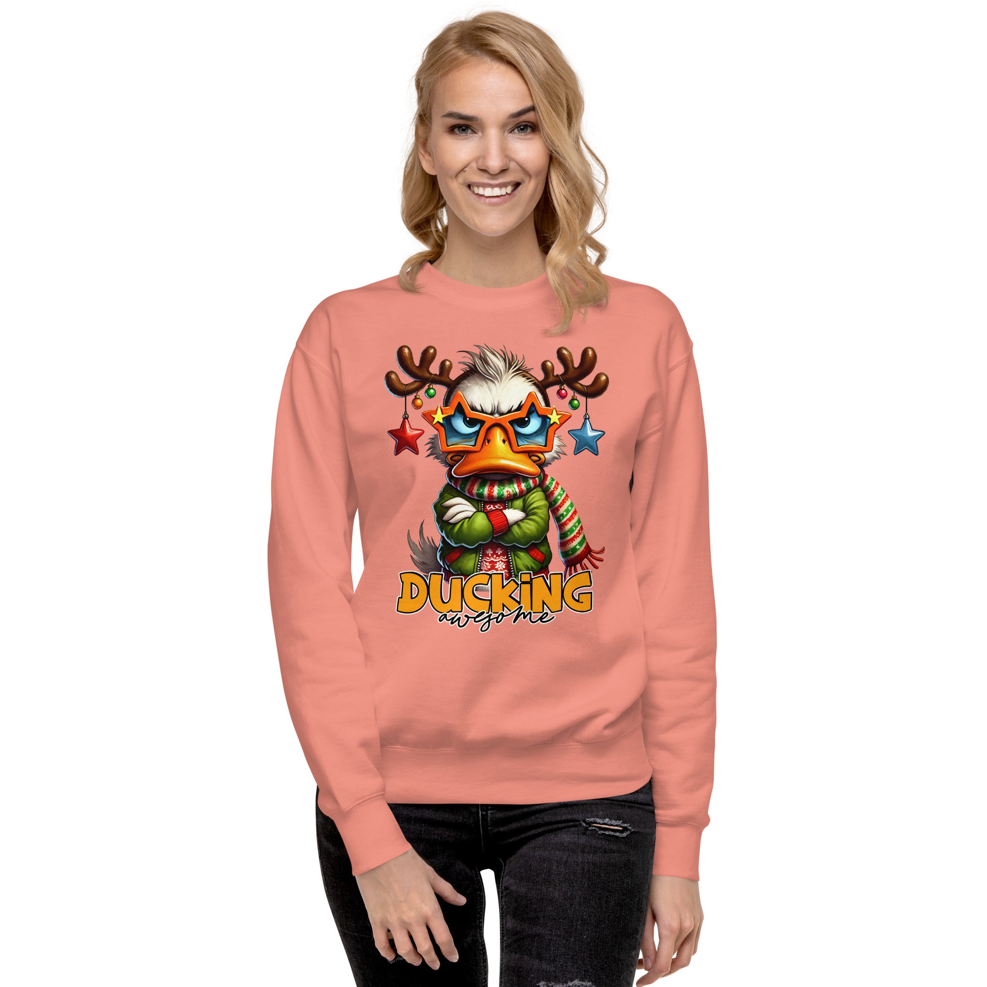 Ducking Awesome Premium Sweatshirt-Phoenix Styles