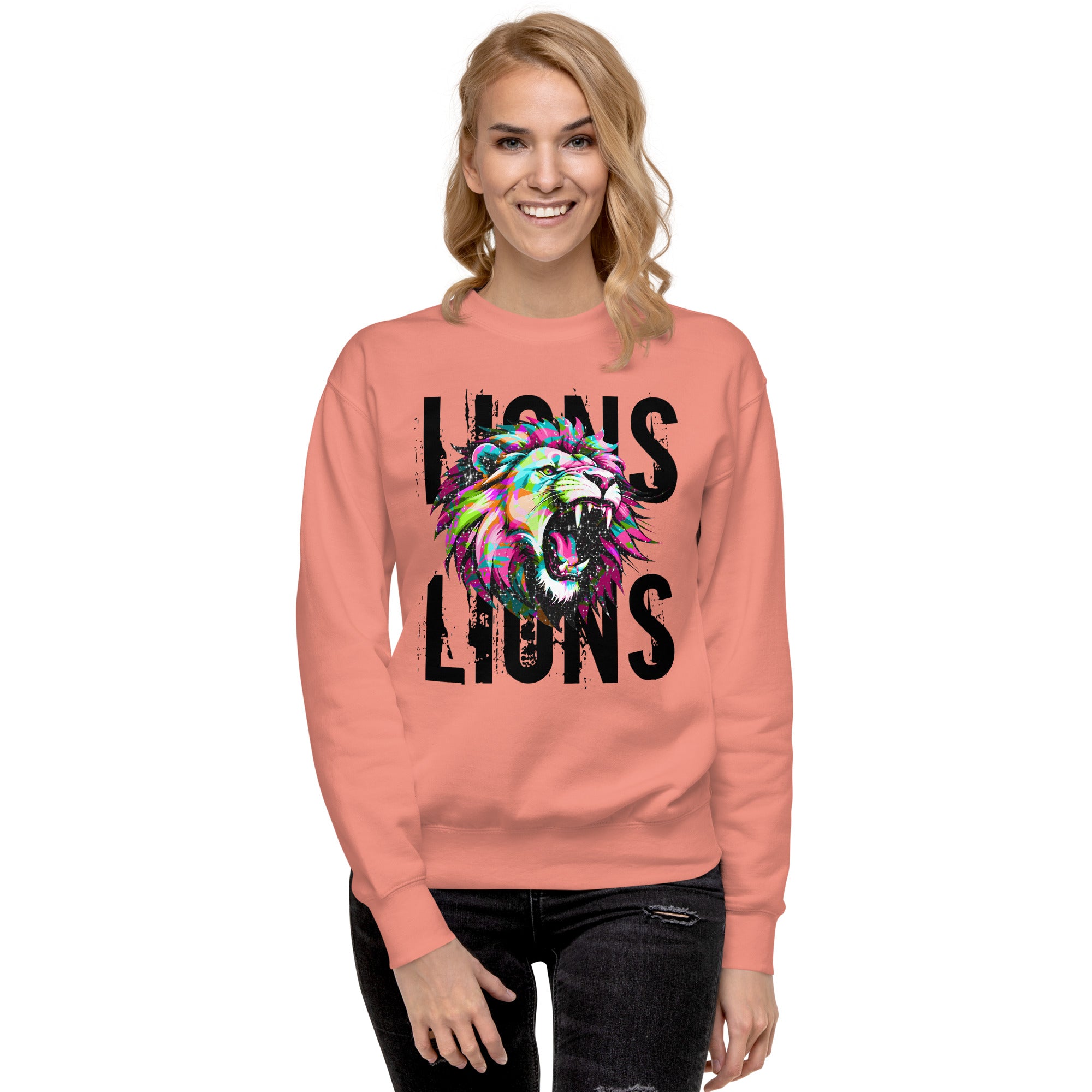 Lions Lions Unisex Premium Sweatshirt-Phoenix Styles