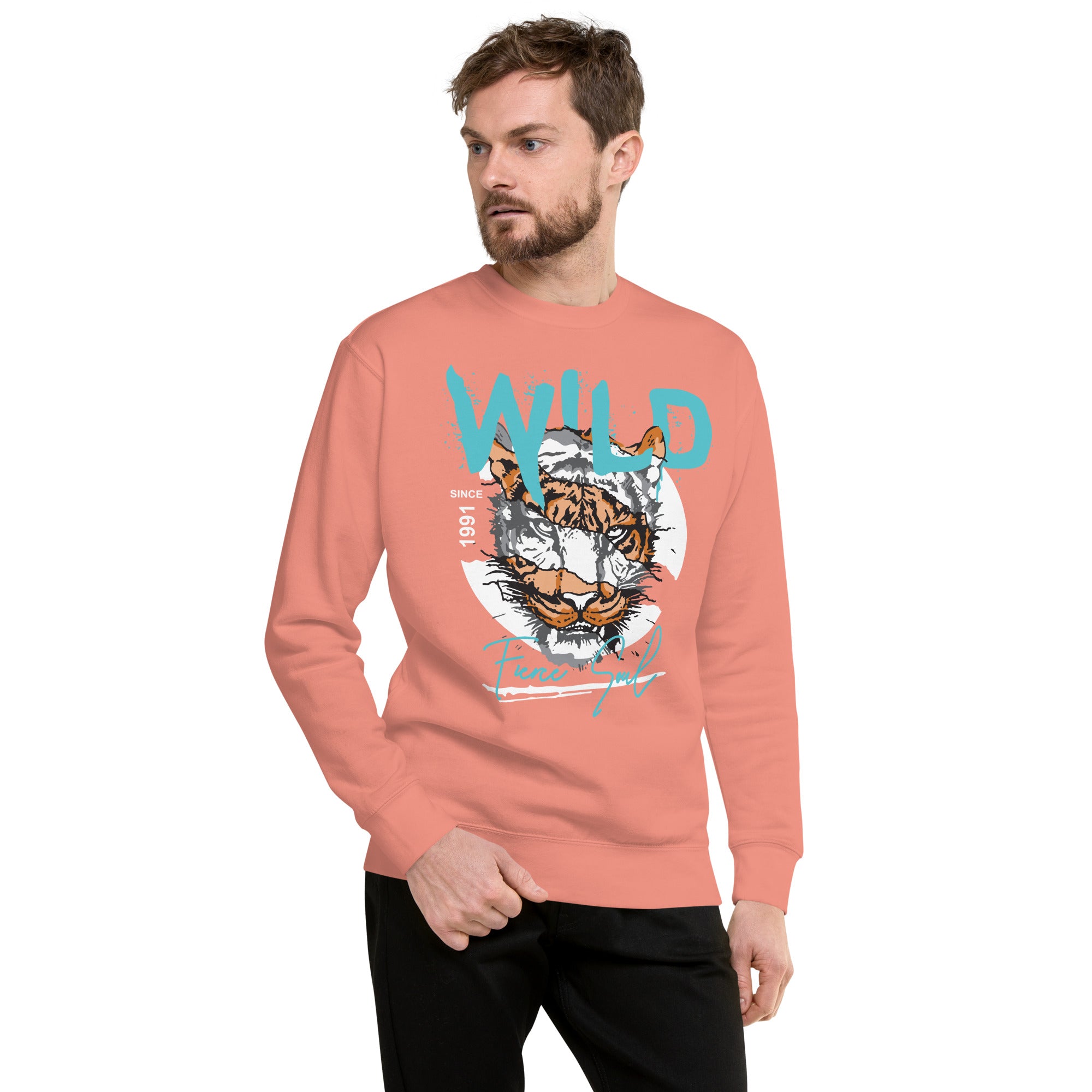 Wild Fierce Soul Premium Sweatshirt-Phoenix Styles