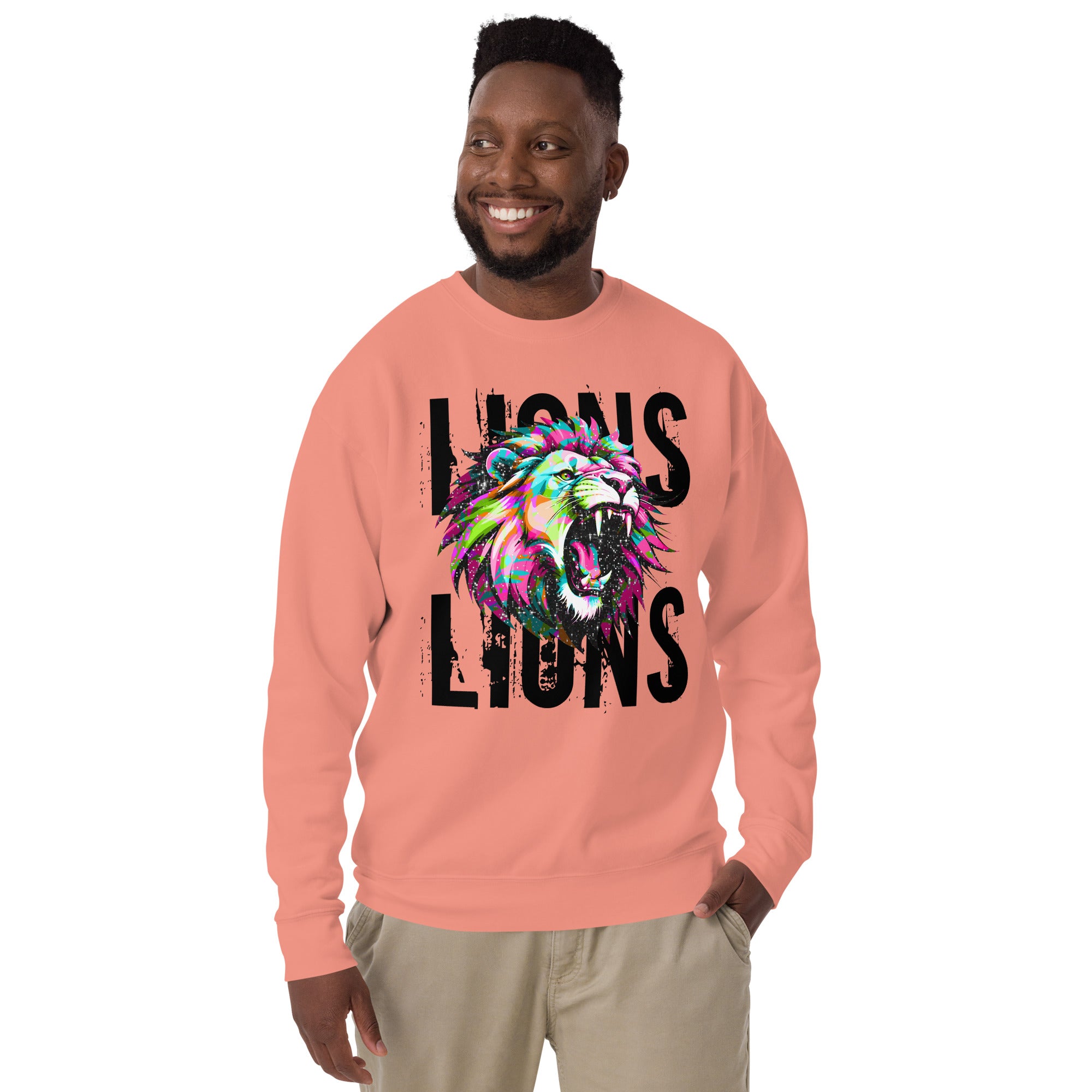 Lions Lions Unisex Premium Sweatshirt-Phoenix Styles