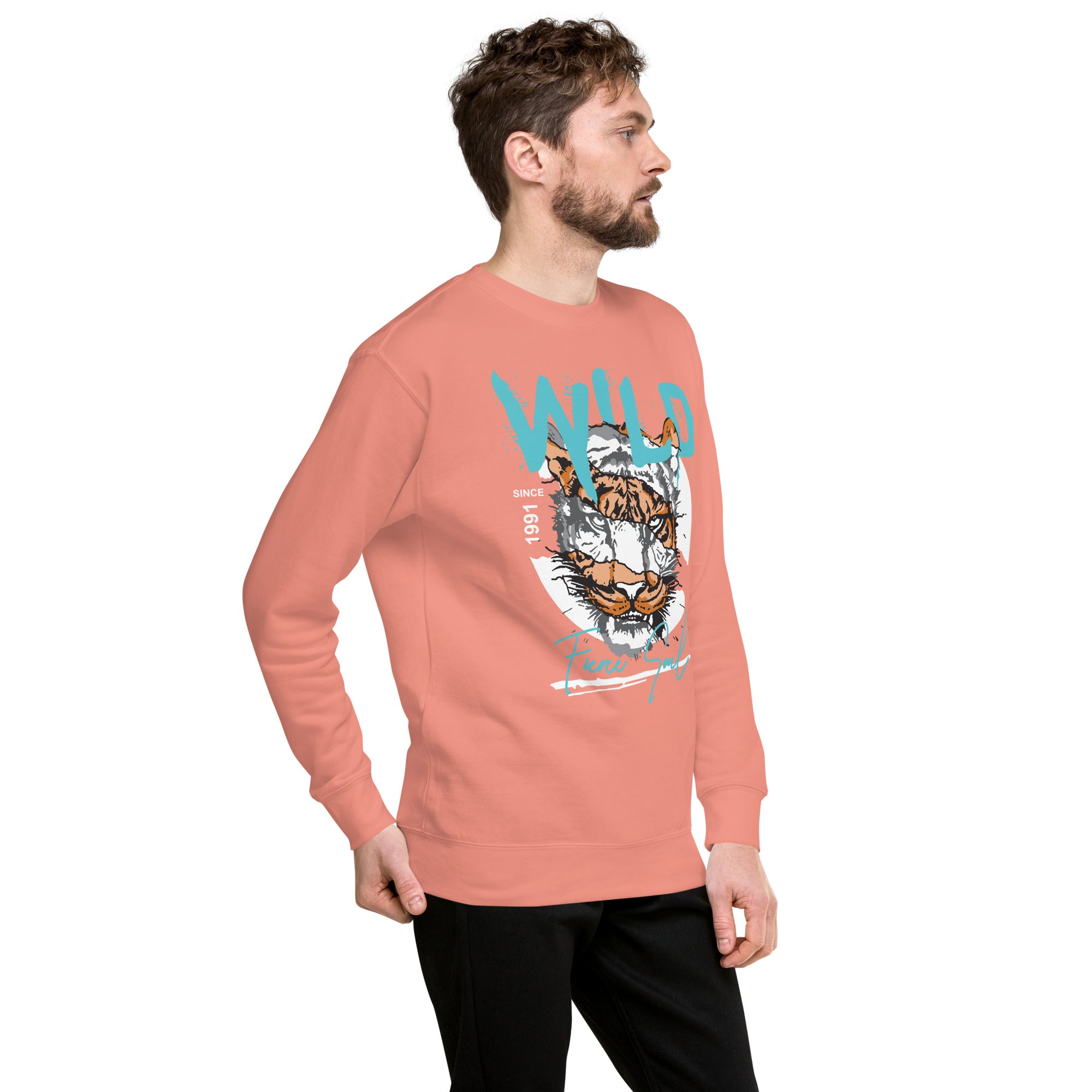 Wild Fierce Soul Premium Sweatshirt-Phoenix Styles