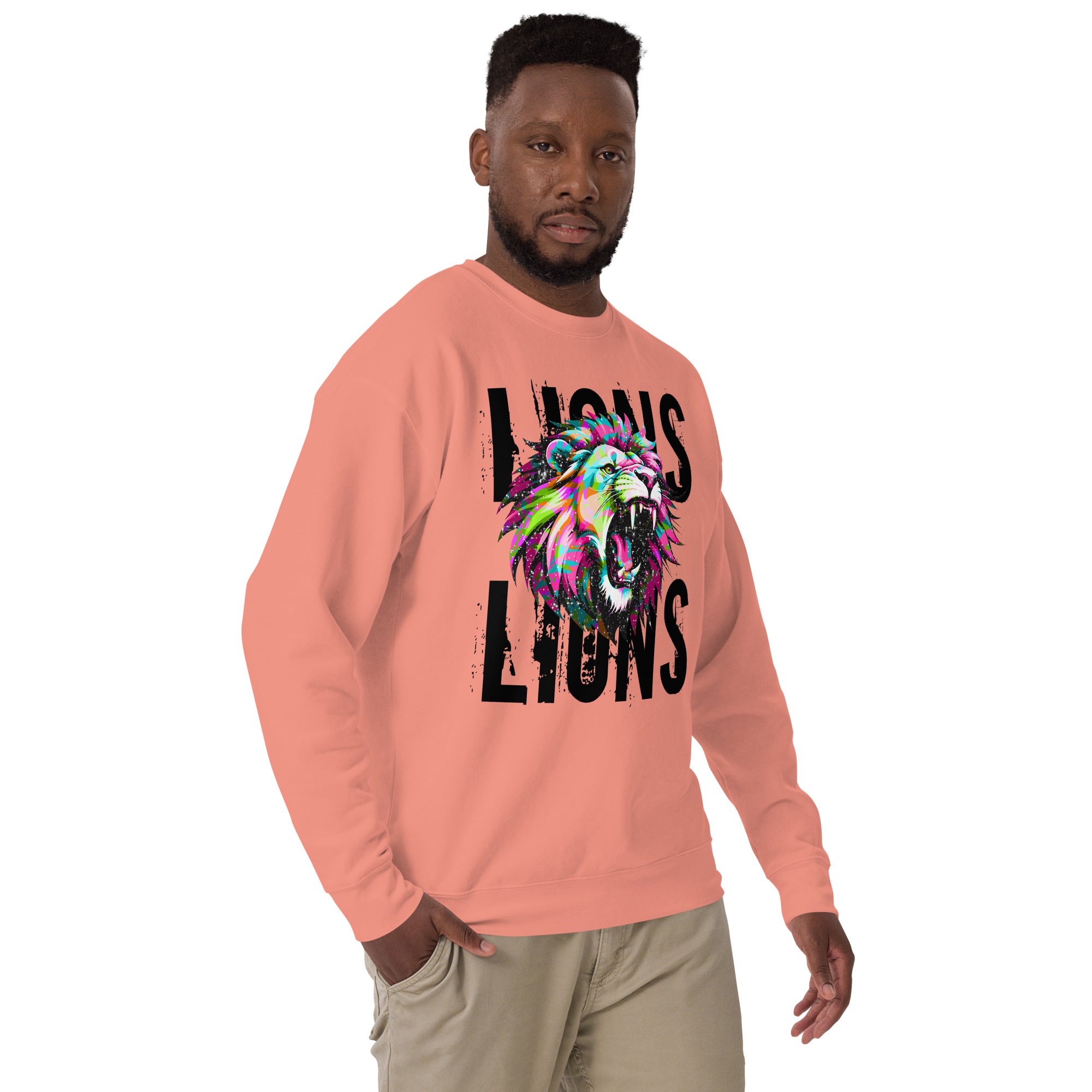 Lions Lions Unisex Premium Sweatshirt-Phoenix Styles