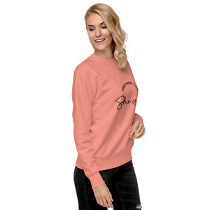 She Is Unbothered Premium Sweatshirt-Phoenix Styles