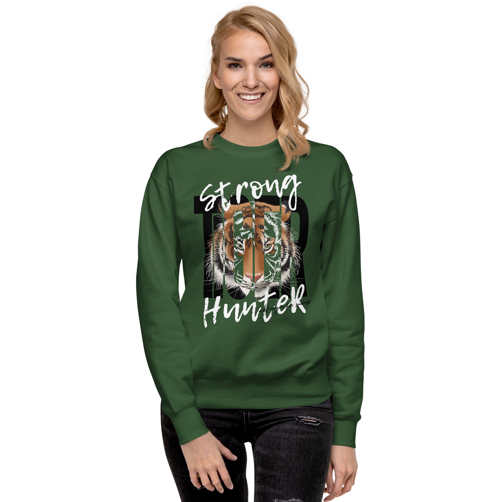 Strong Hunter Premium Sweatshirt-Phoenix Styles