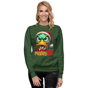 Merry AF Unisex Premium Sweatshirt-Phoenix Styles