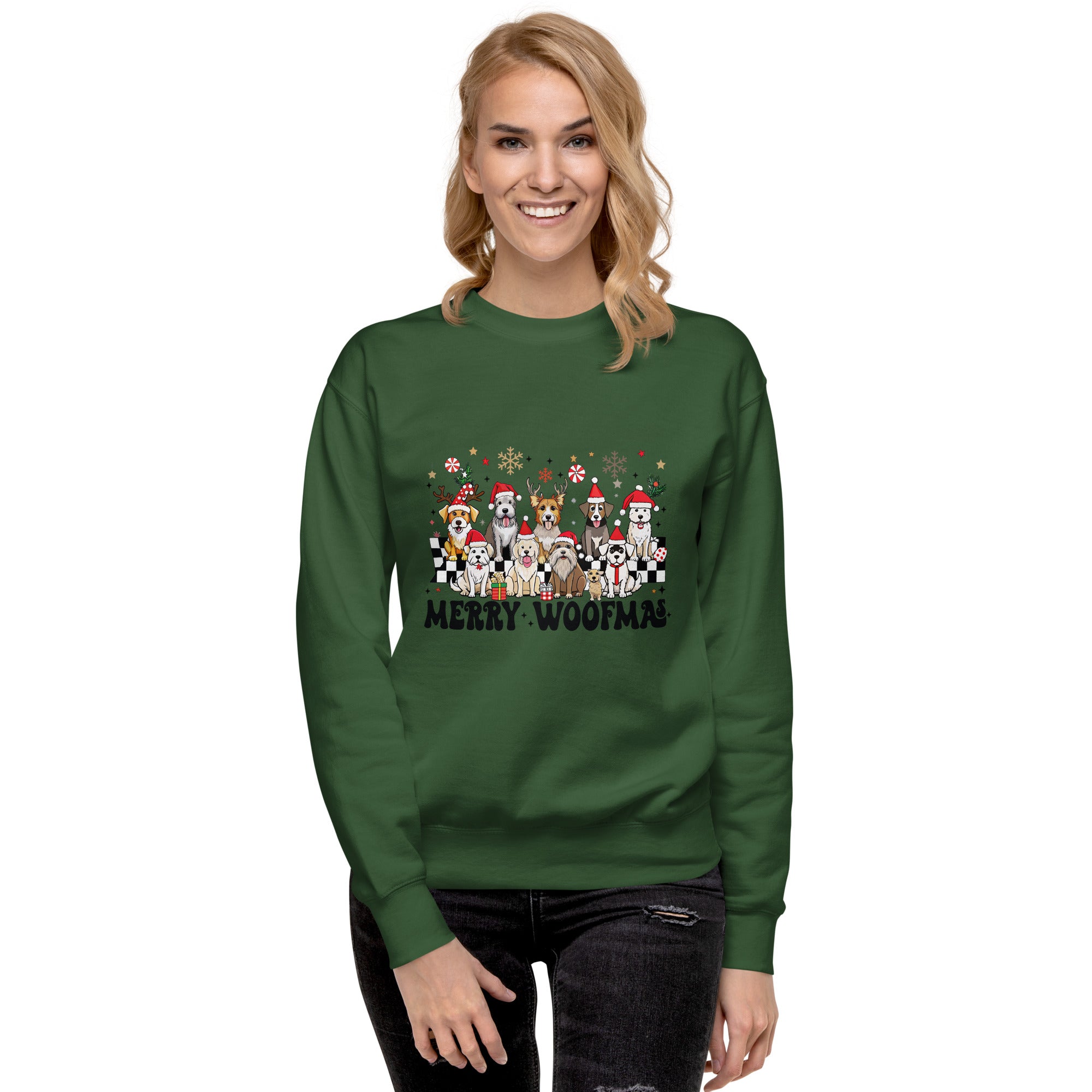 Merry Woofmas Unisex Premium Sweatshirt-Phoenix Styles