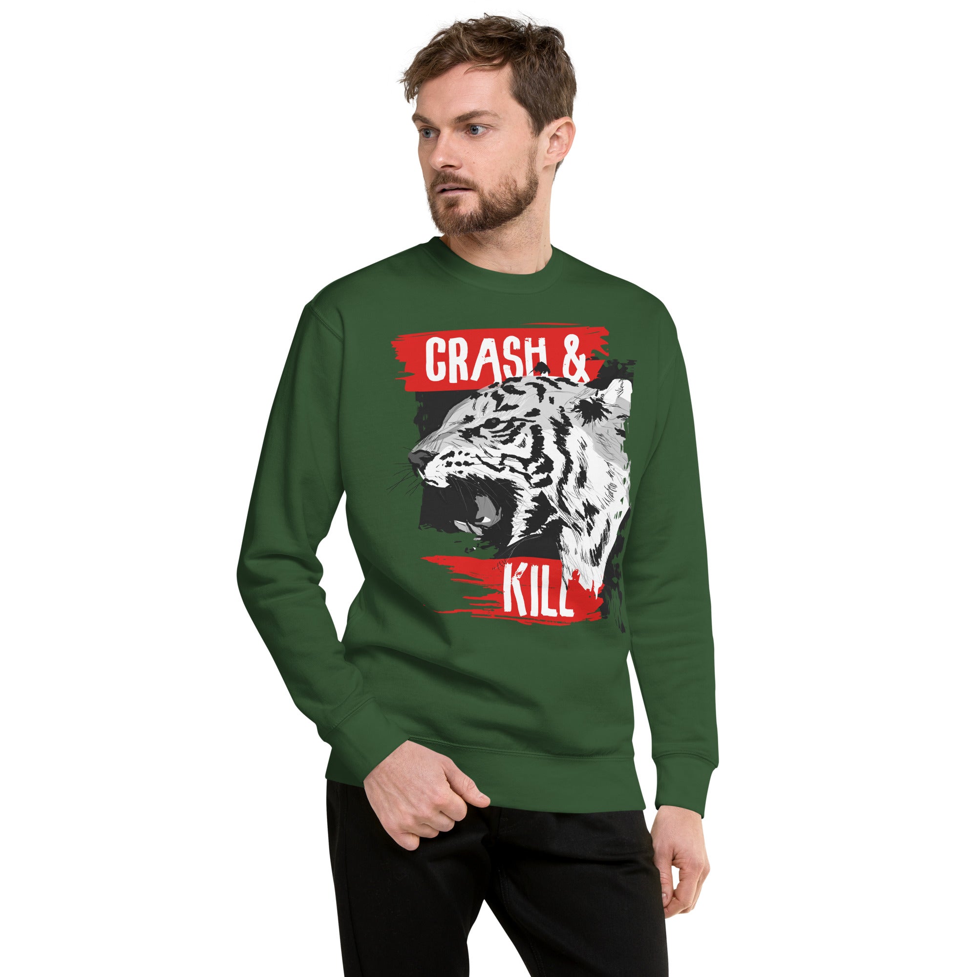 Crash and Kill Premium Sweatshirt-Phoenix Styles