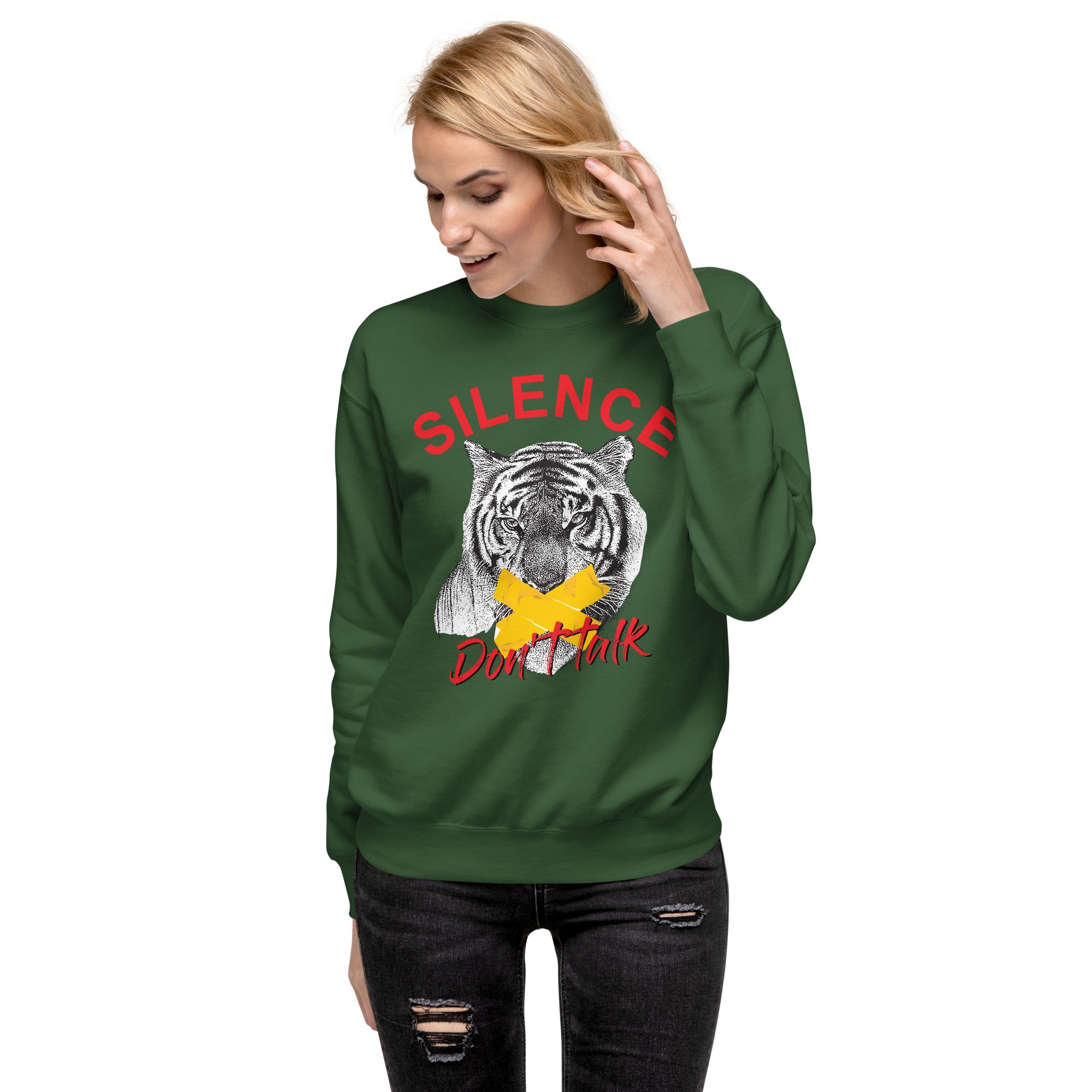 Silence Premium Sweatshirt-Phoenix Styles