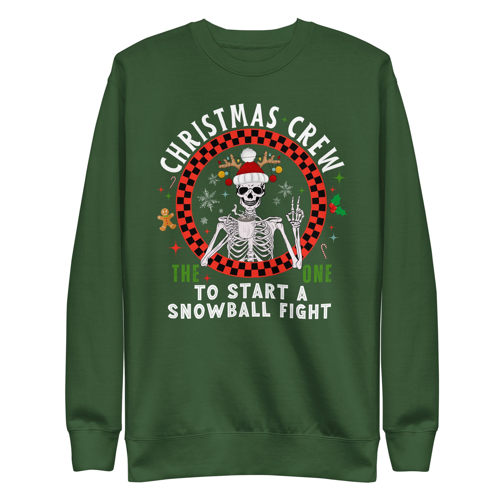 The One To Start A Snowball Fight Premium Sweatshirt-Phoenix Styles