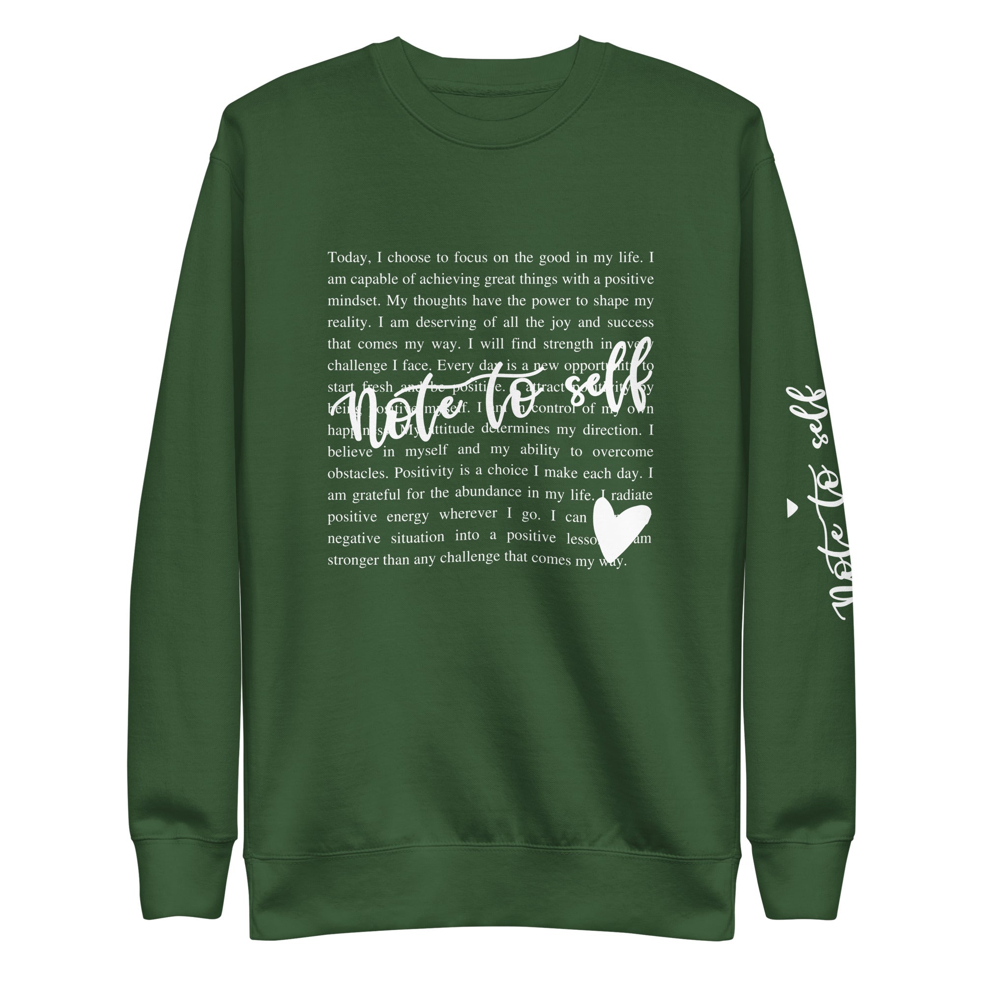 Note To Self Premium Sweatshirt-Phoenix Styles