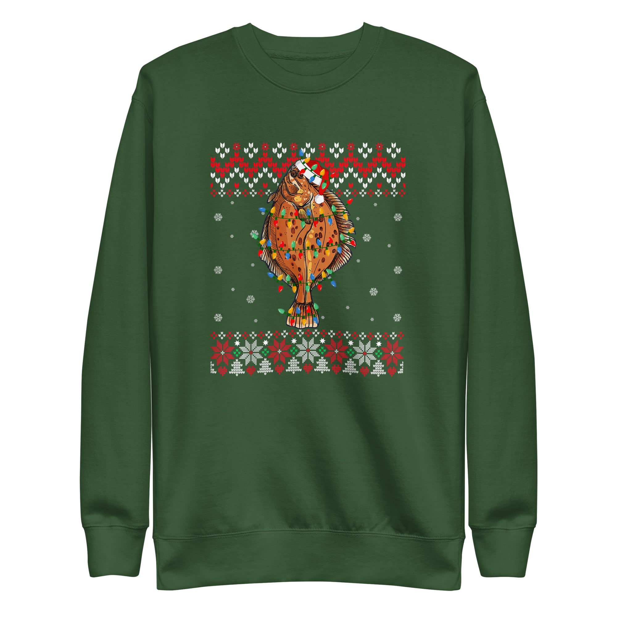 Fishy Christmas Premium Sweatshirt-Phoenix Styles